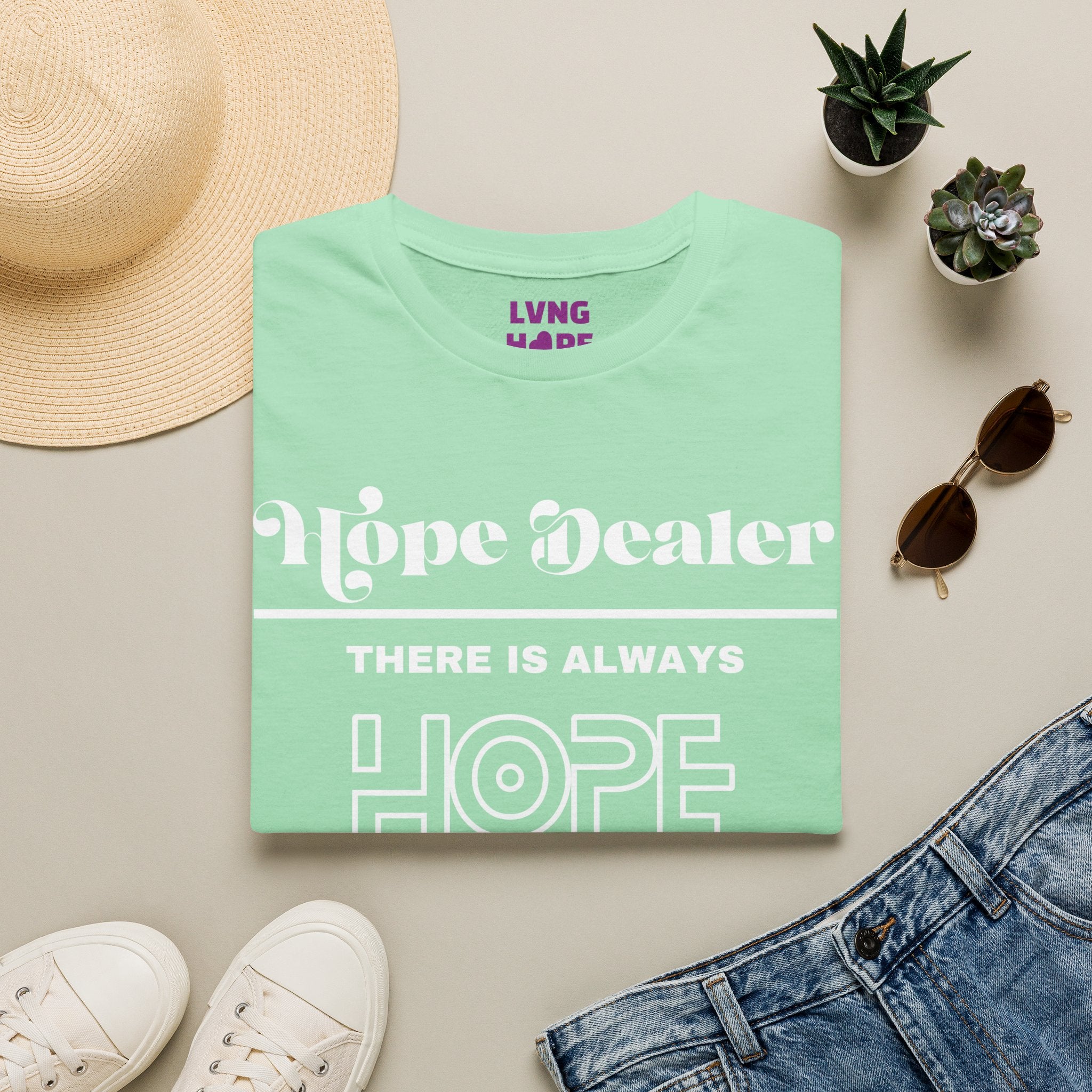 Hope Dealer T-Shirt — Unisex “There Is Always Hope” Inspirational Graphic T-Shirt
