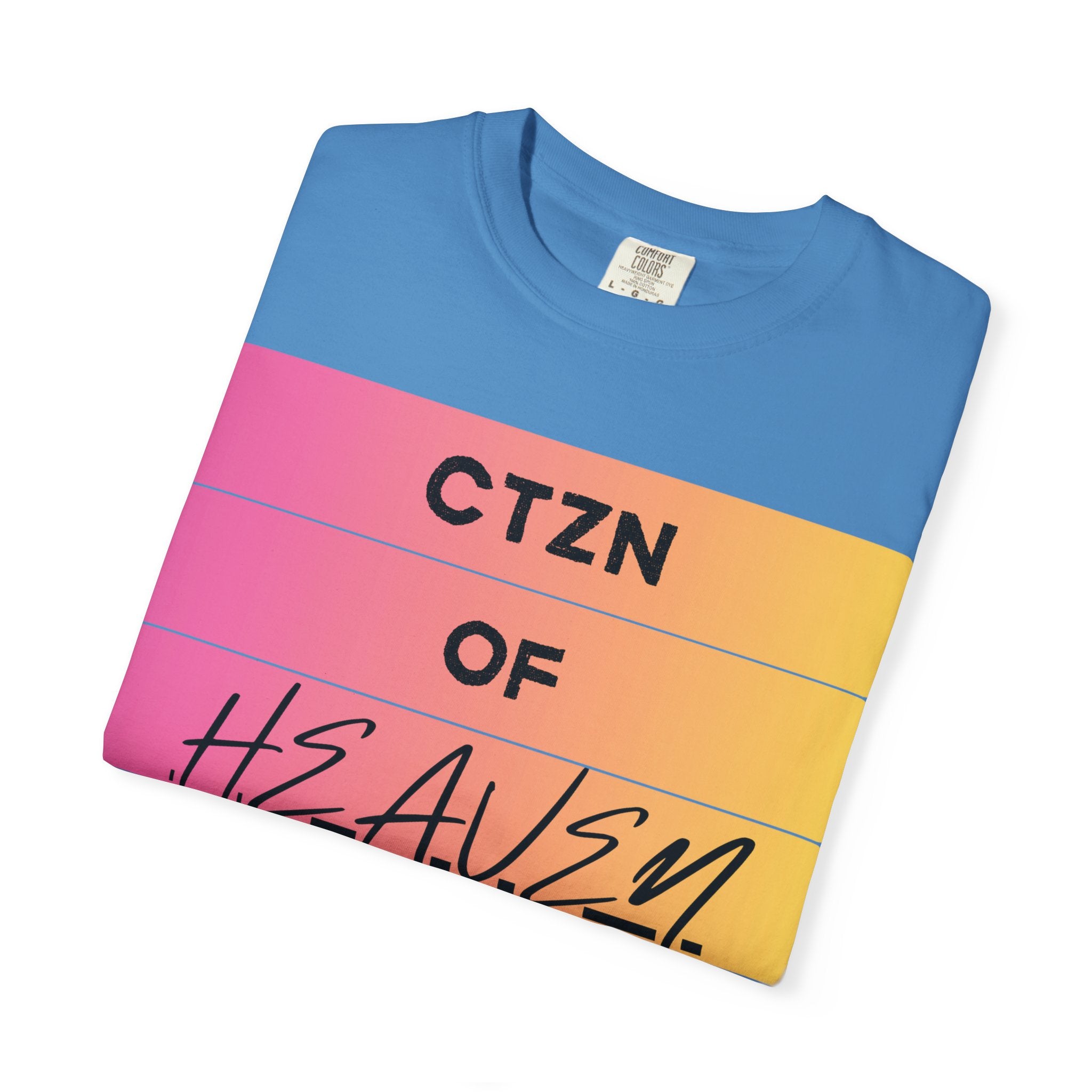 CTZN of Heaven Graphic T-Shirt — Sunset Gradient Faith Tee