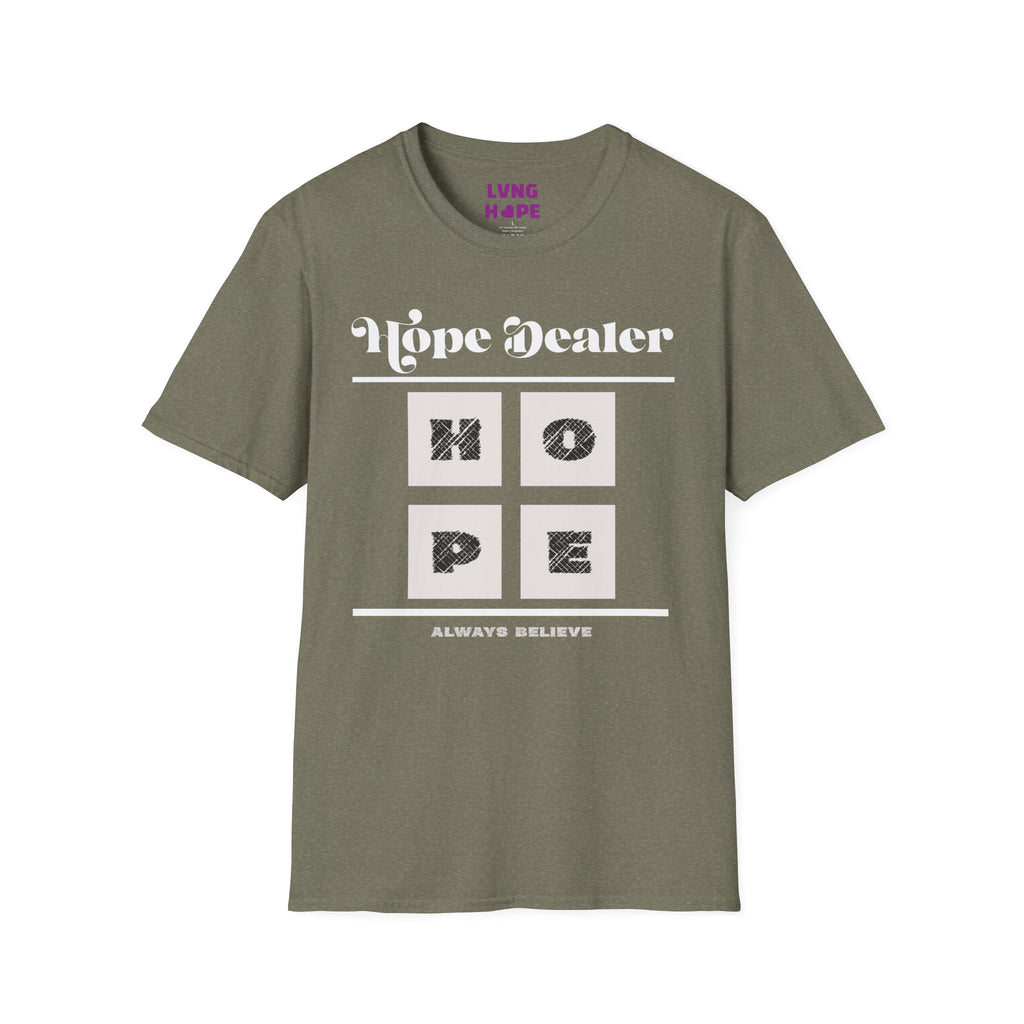Hope Dealer Graphic Tee — Unisex "HOPE" Inspirational Faith T-Shirt