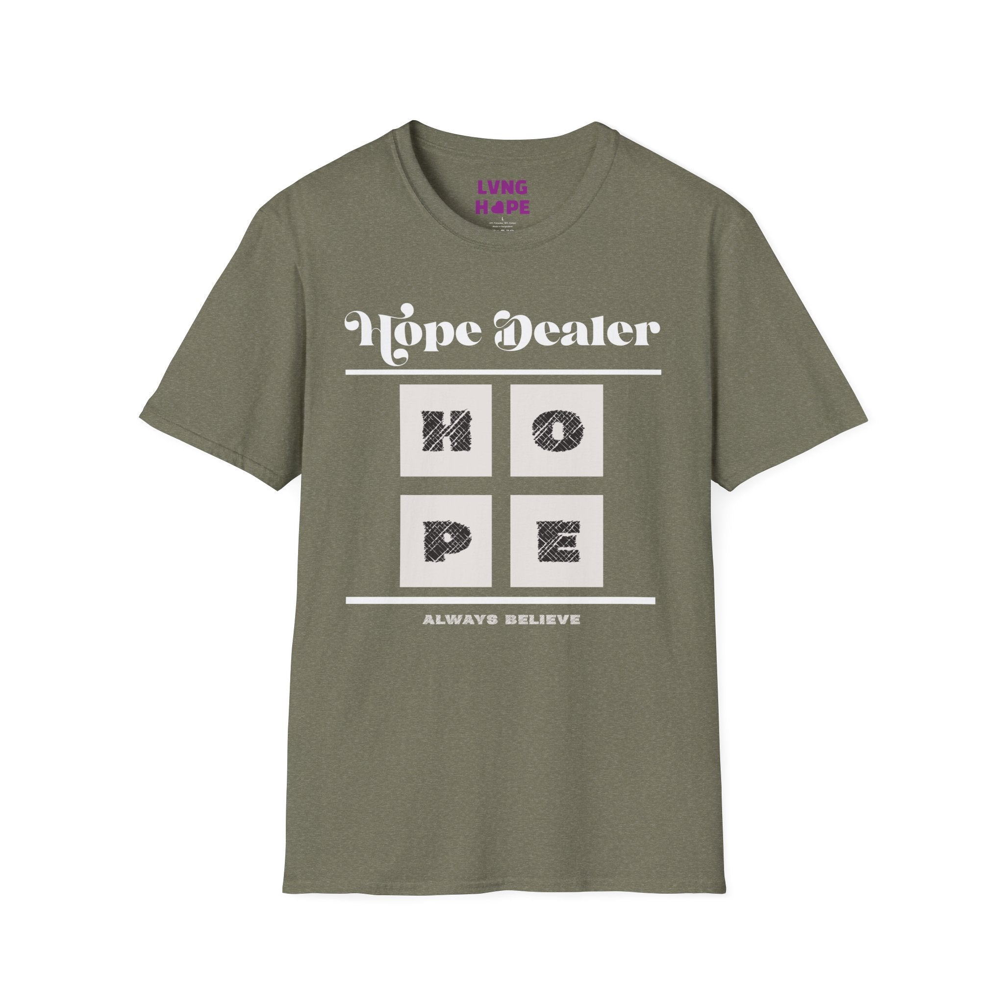Hope Dealer Graphic Tee — Unisex "HOPE" Inspirational Faith T-Shirt