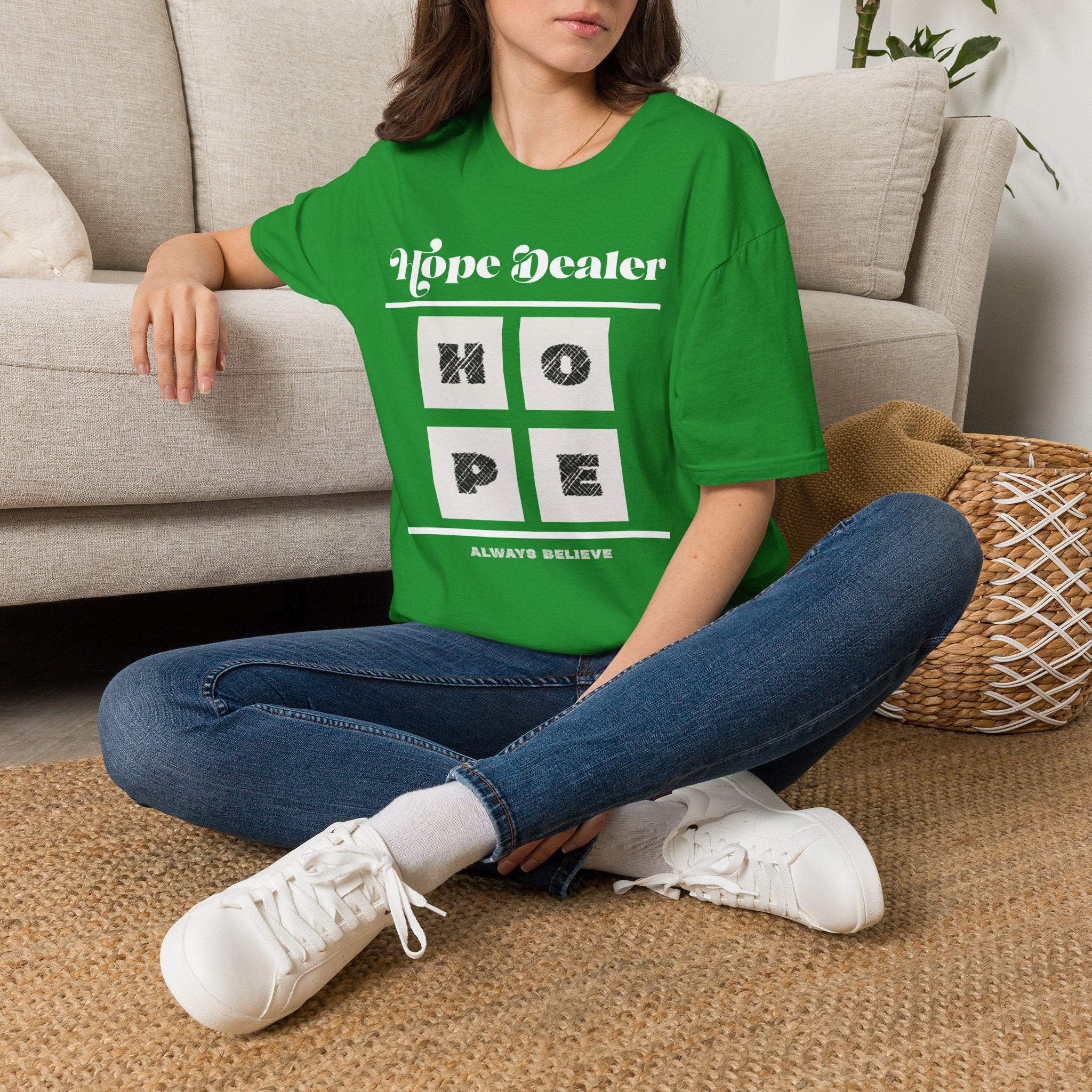 Hope Dealer Graphic Tee — Unisex "HOPE" Inspirational Faith T-Shirt