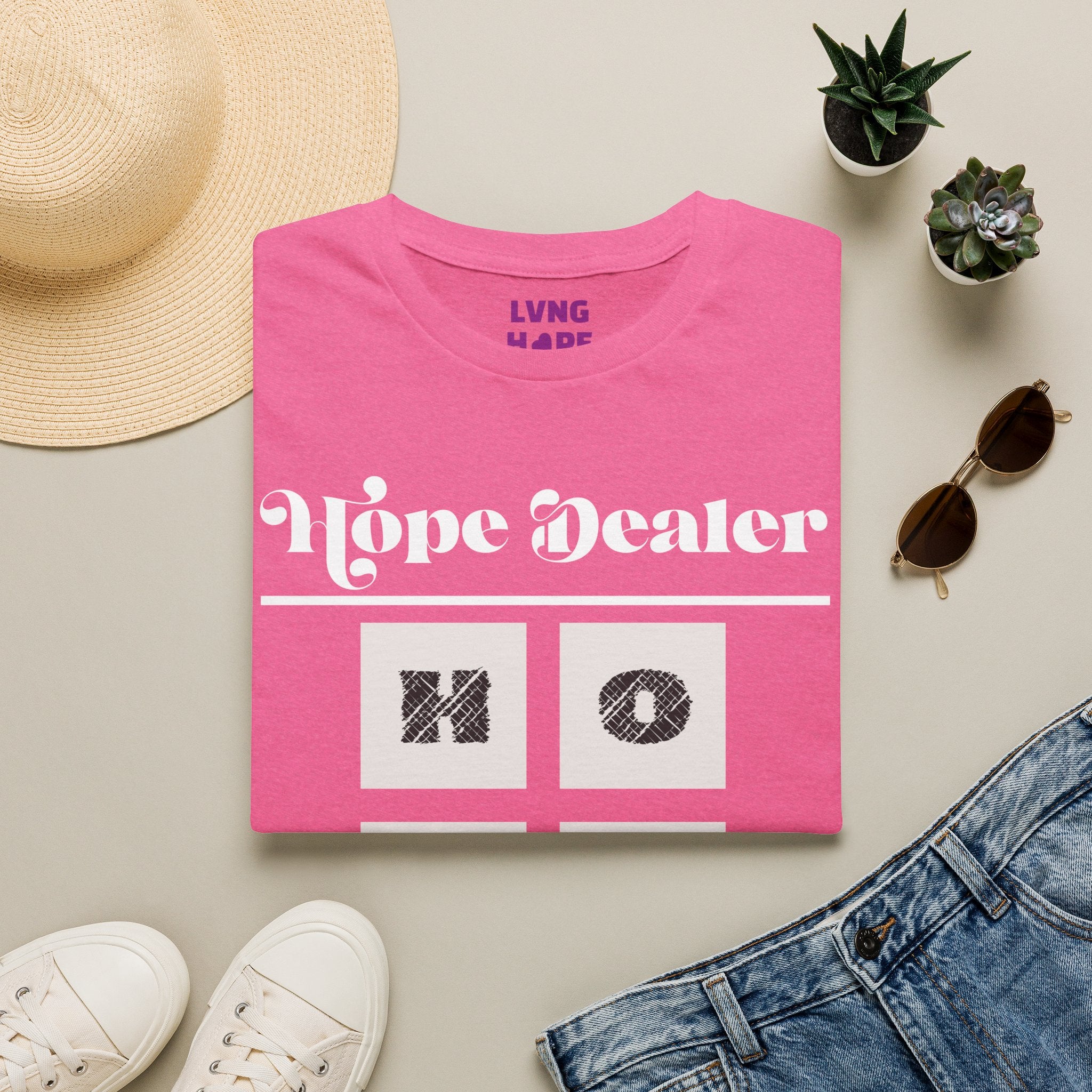 Hope Dealer Graphic Tee — Unisex "HOPE" Inspirational Faith T-Shirt