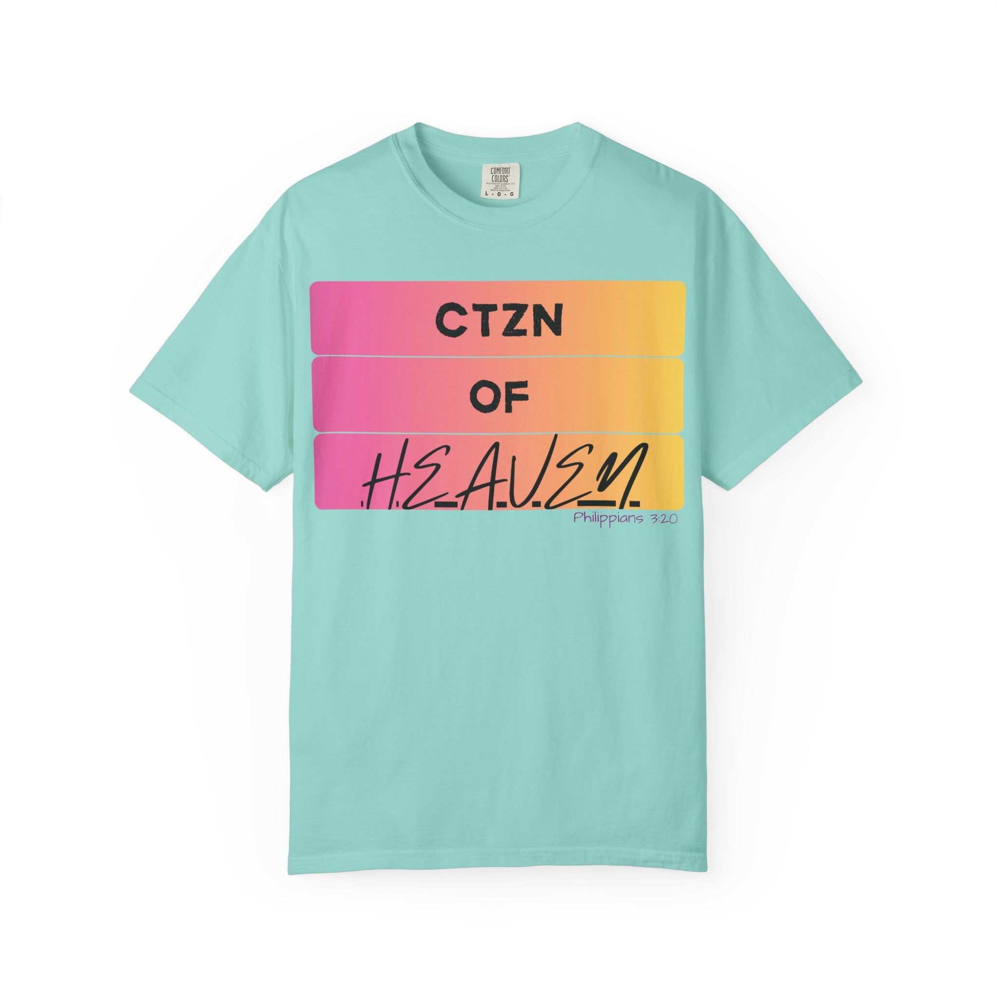 CTZN of Heaven Graphic T-Shirt — Sunset Gradient Faith Tee