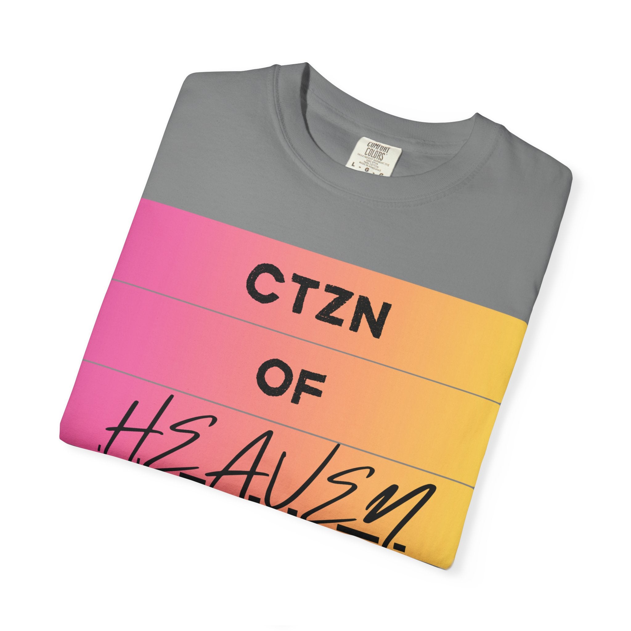 CTZN of Heaven Graphic T-Shirt — Sunset Gradient Faith Tee
