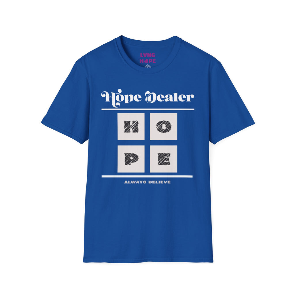 Hope Dealer Graphic Tee — Unisex "HOPE" Inspirational Faith T-Shirt