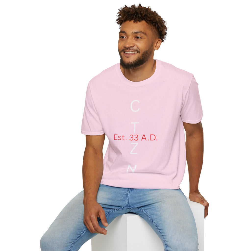 CTZN T-Shirt — CTZN Vertical Logo “Est. 33 A.D.” Graphic Tee