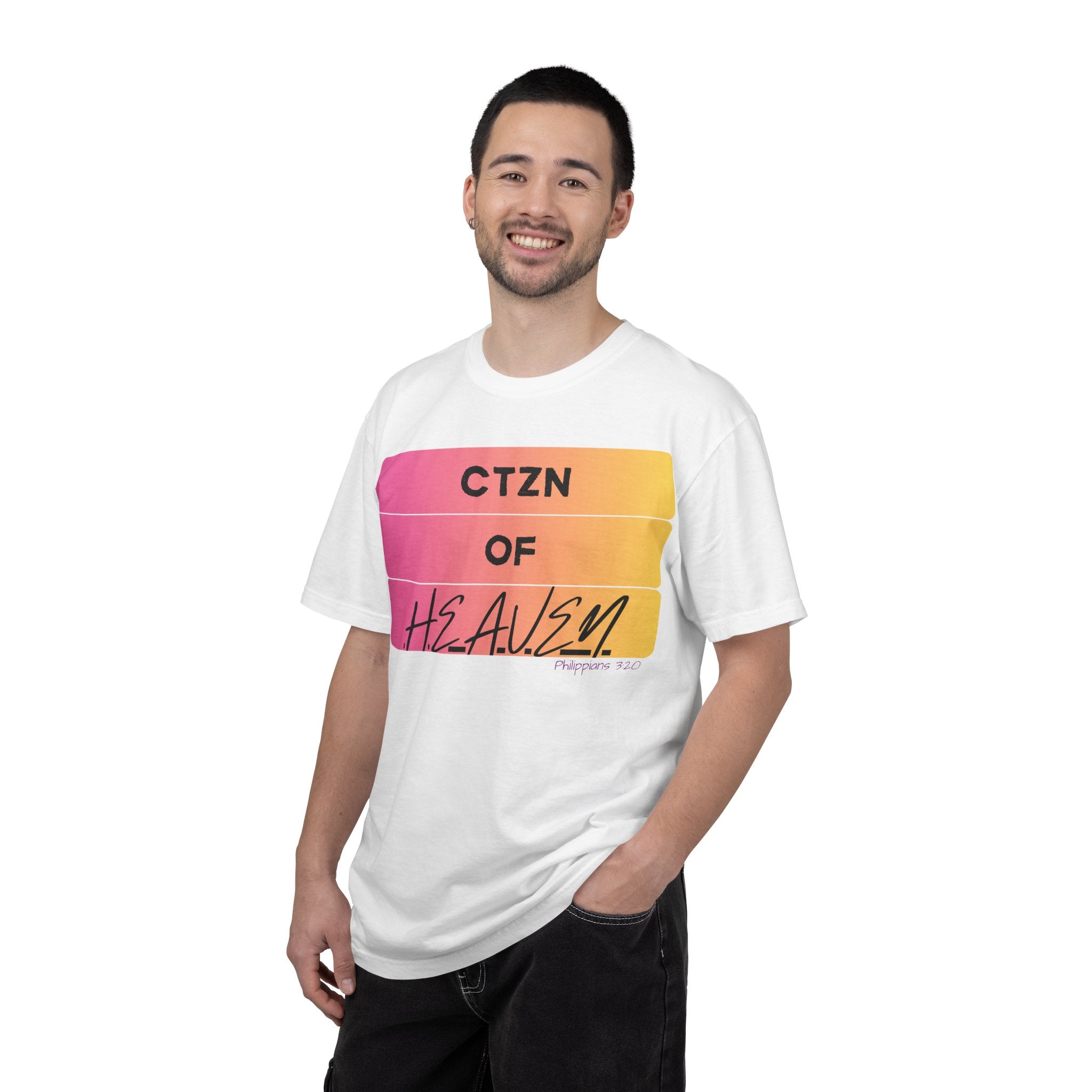 CTZN of Heaven Graphic T-Shirt — Sunset Gradient Faith Tee