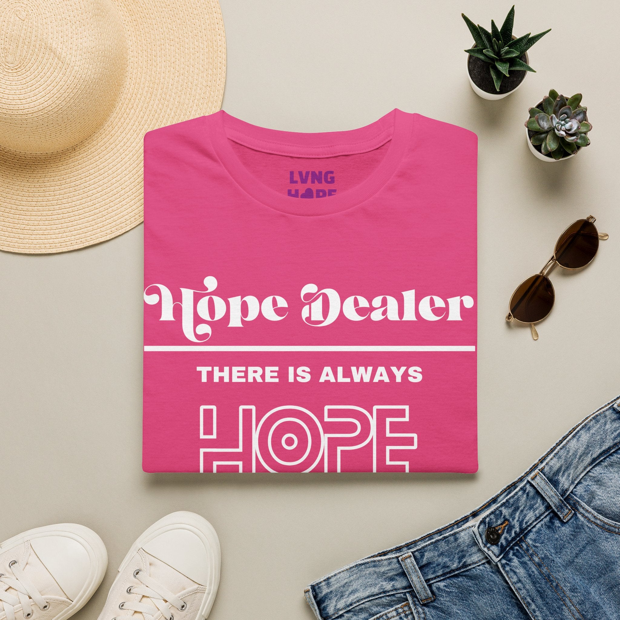 Hope Dealer T-Shirt — Unisex “There Is Always Hope” Inspirational Graphic T-Shirt