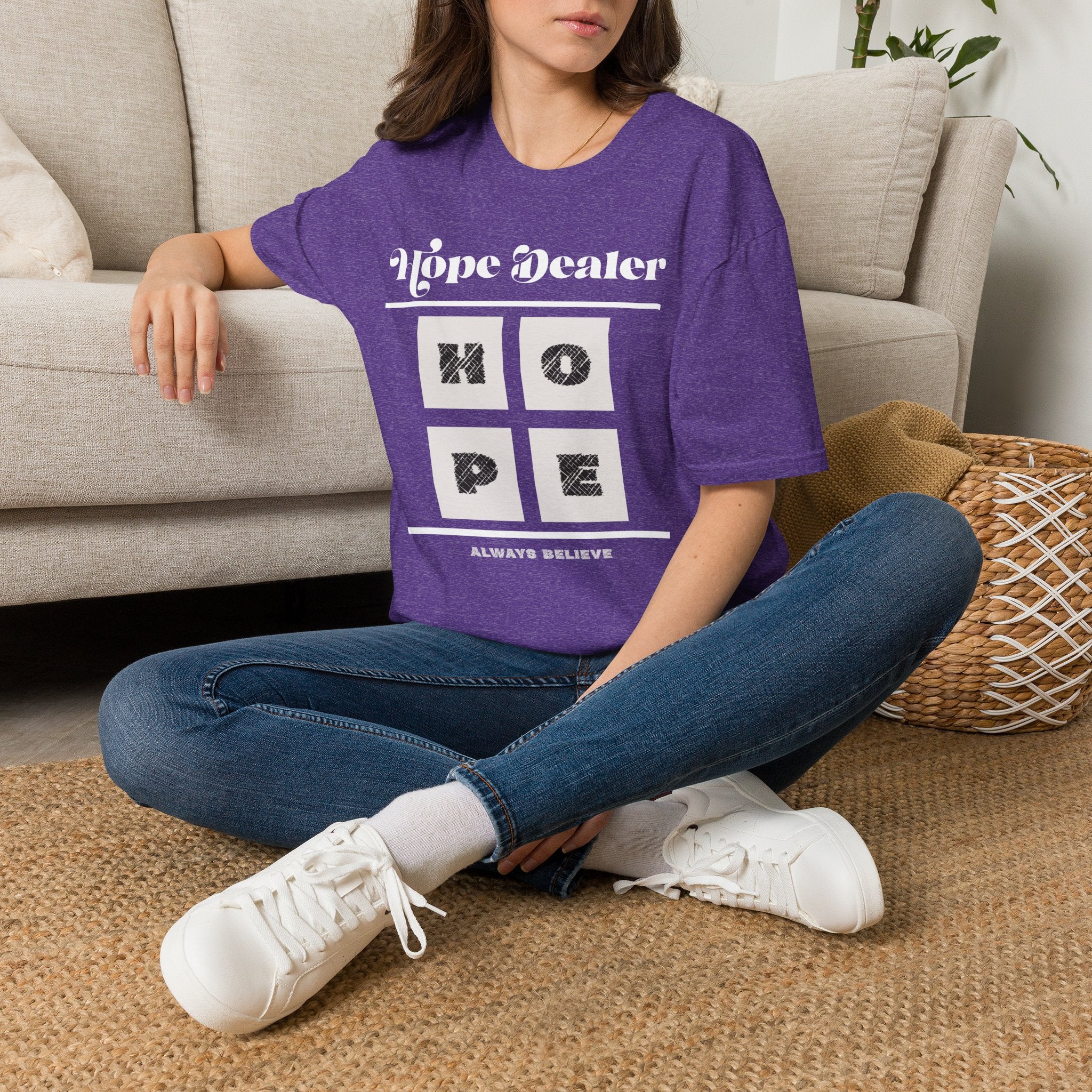 Hope Dealer Graphic Tee — Unisex "HOPE" Inspirational Faith T-Shirt