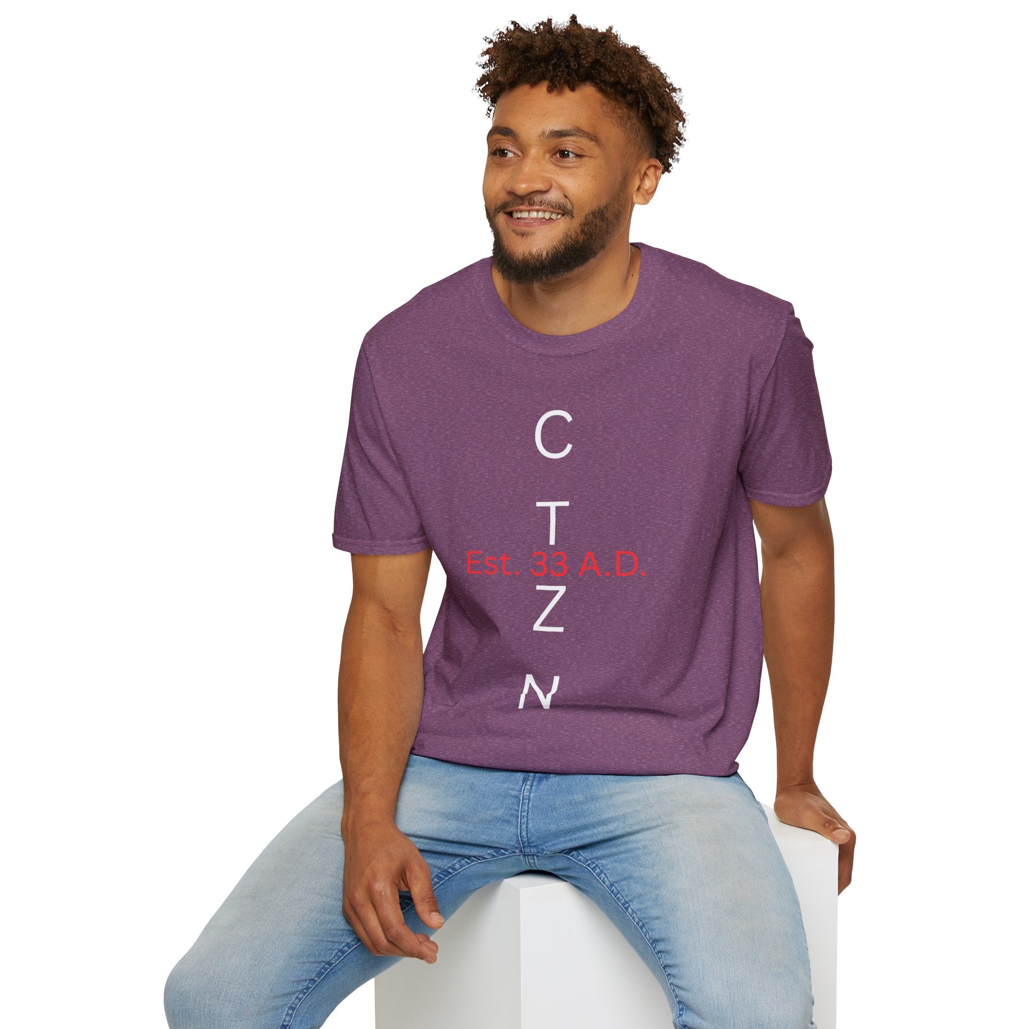 CTZN T-Shirt — CTZN Vertical Logo “Est. 33 A.D.” Graphic Tee