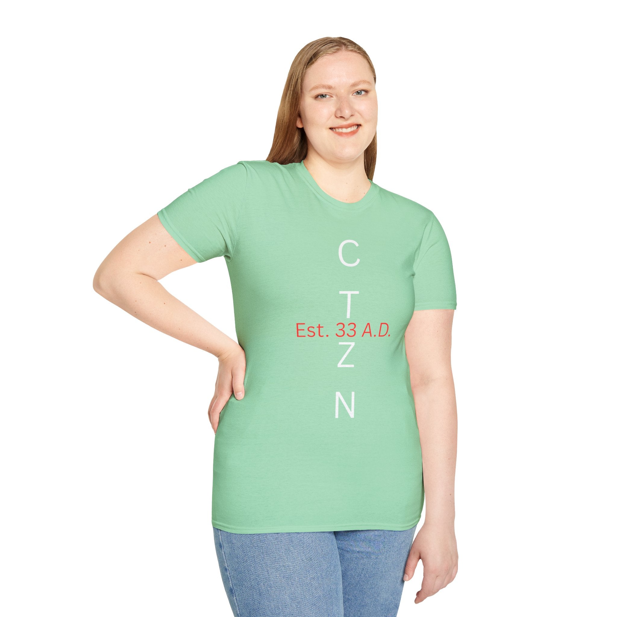 CTZN T-Shirt — CTZN Vertical Logo “Est. 33 A.D.” Graphic Tee