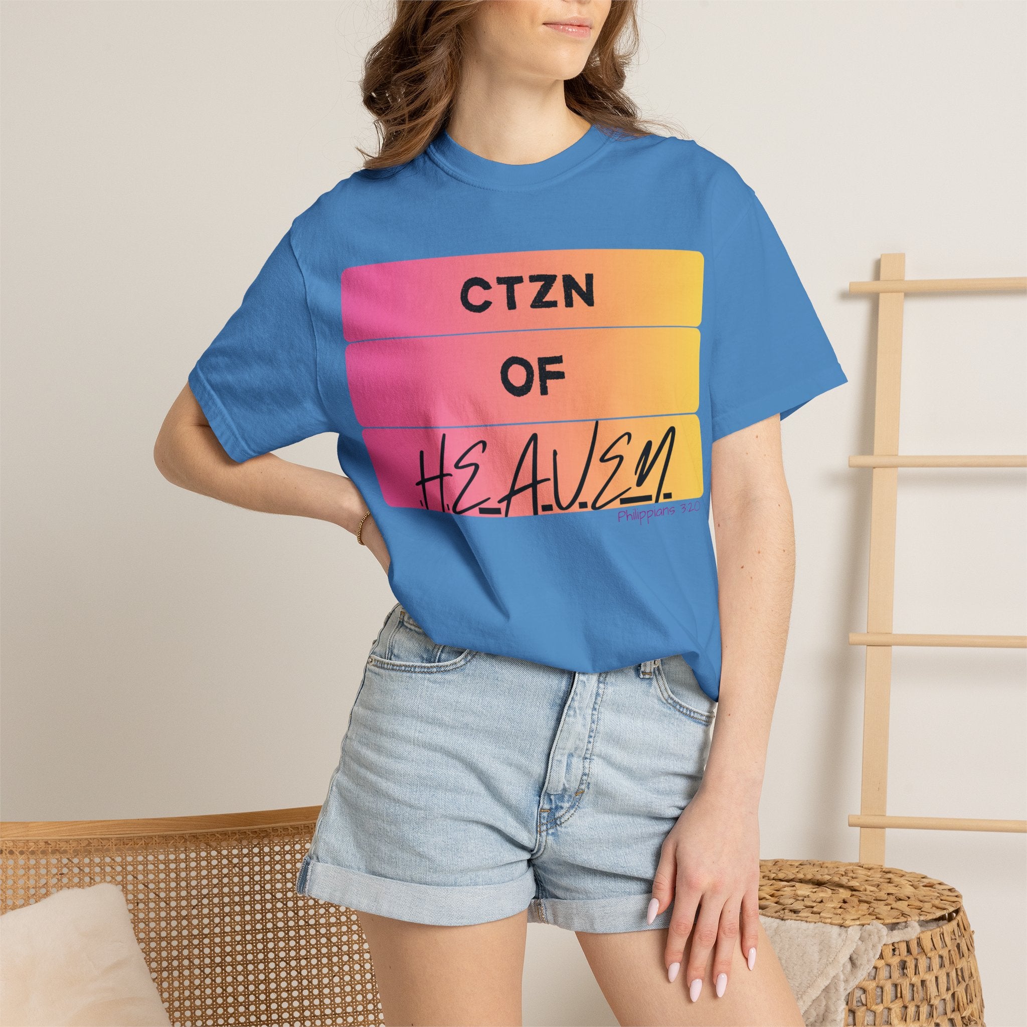 CTZN of Heaven Graphic T-Shirt — Sunset Gradient Faith Tee