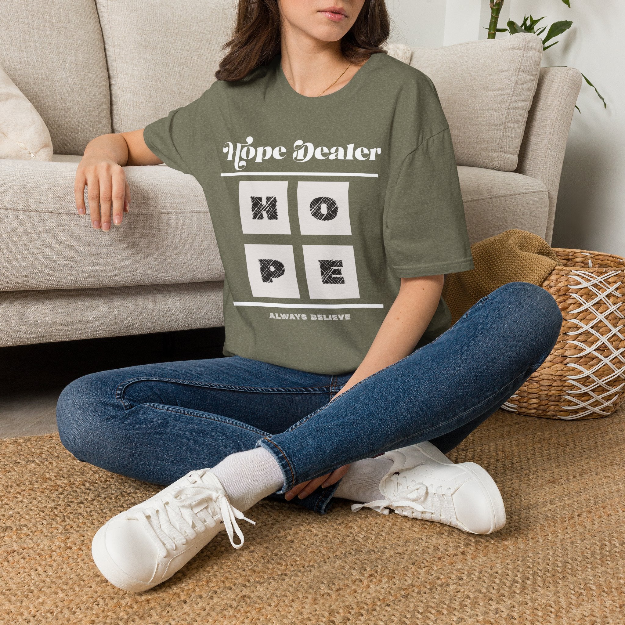 Hope Dealer Graphic Tee — Unisex "HOPE" Inspirational Faith T-Shirt