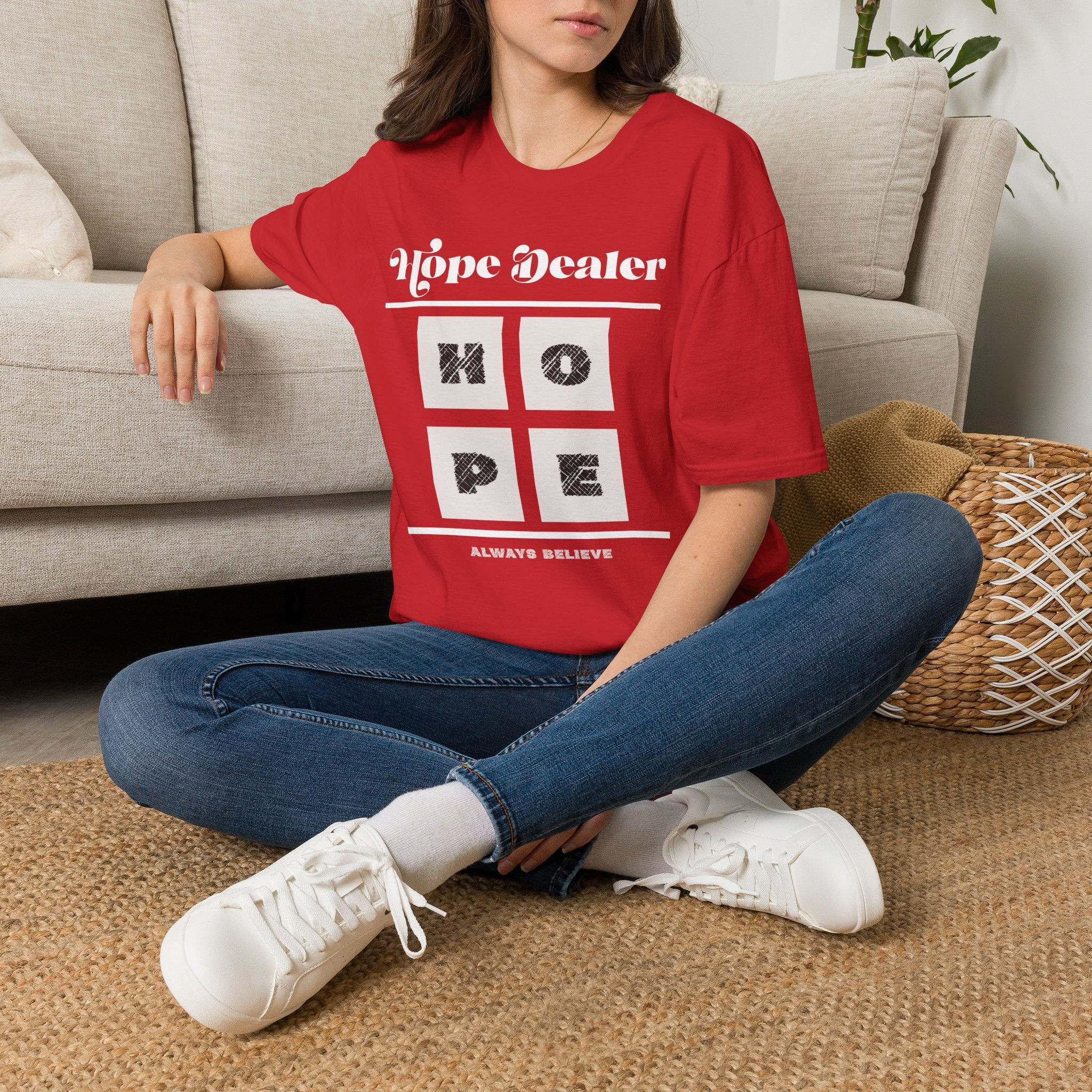 Hope Dealer Graphic Tee — Unisex "HOPE" Inspirational Faith T-Shirt