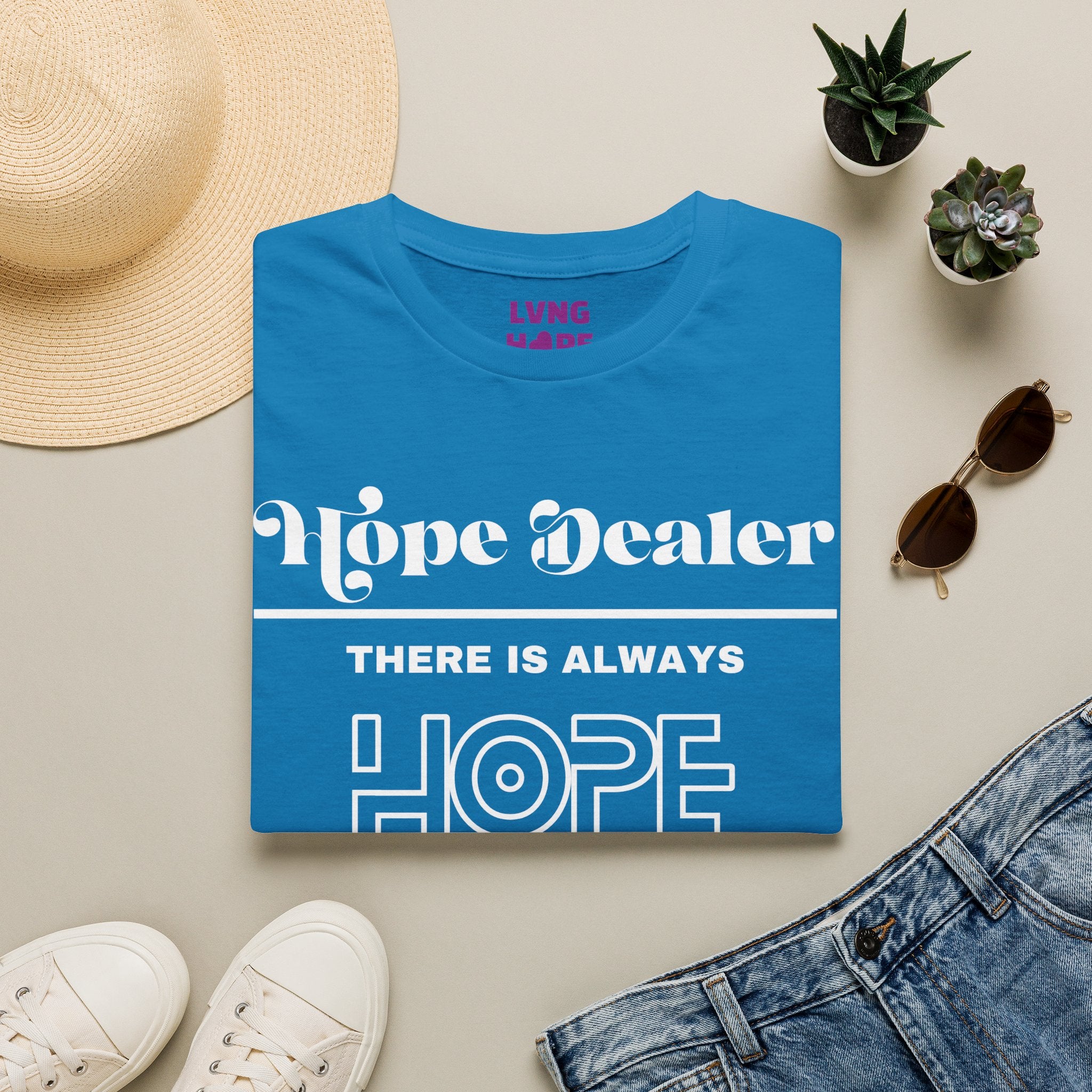Hope Dealer T-Shirt — Unisex “There Is Always Hope” Inspirational Graphic T-Shirt