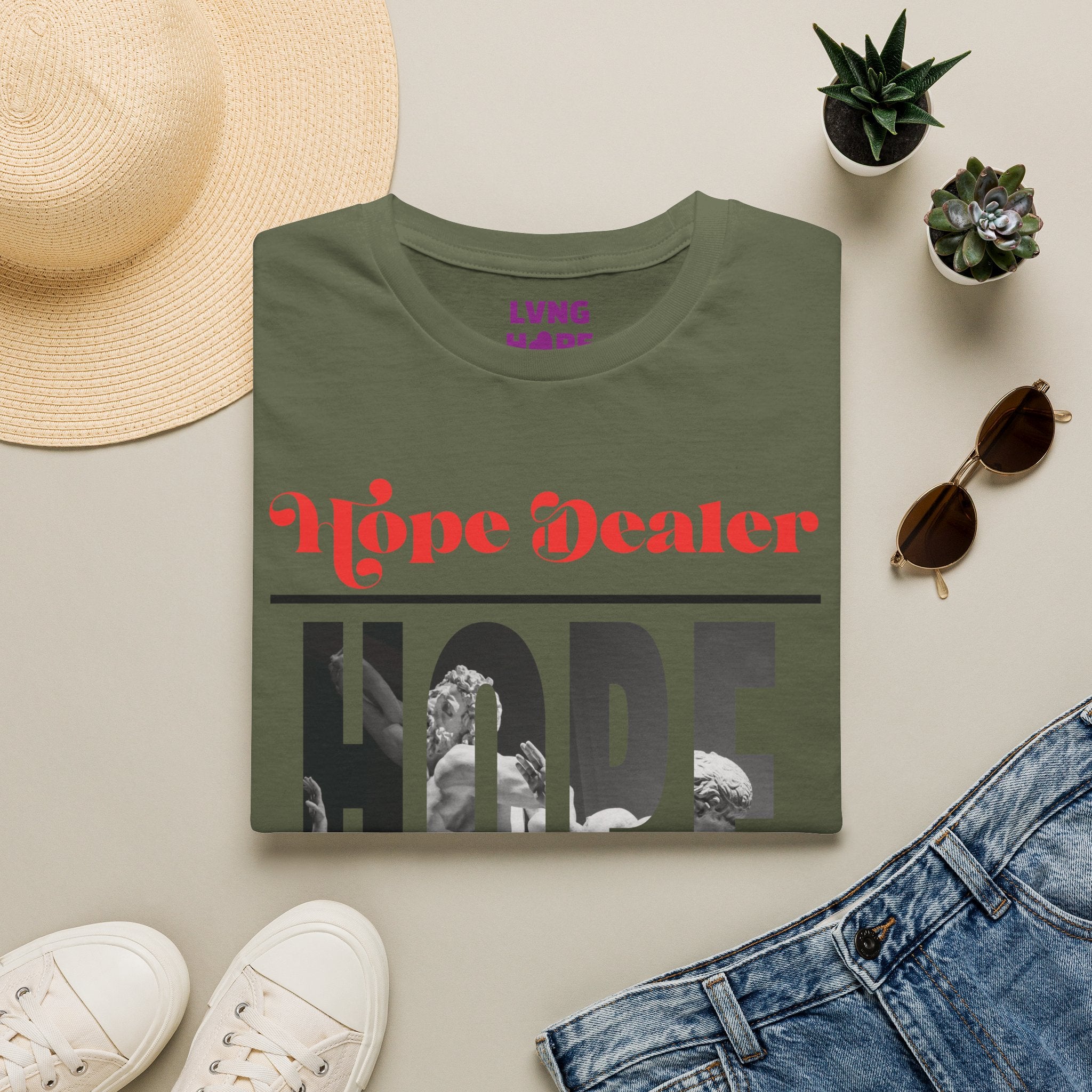 Hope Dealer T-Shirt — Unisex 'Hope' Graphic Tee with Retro Script