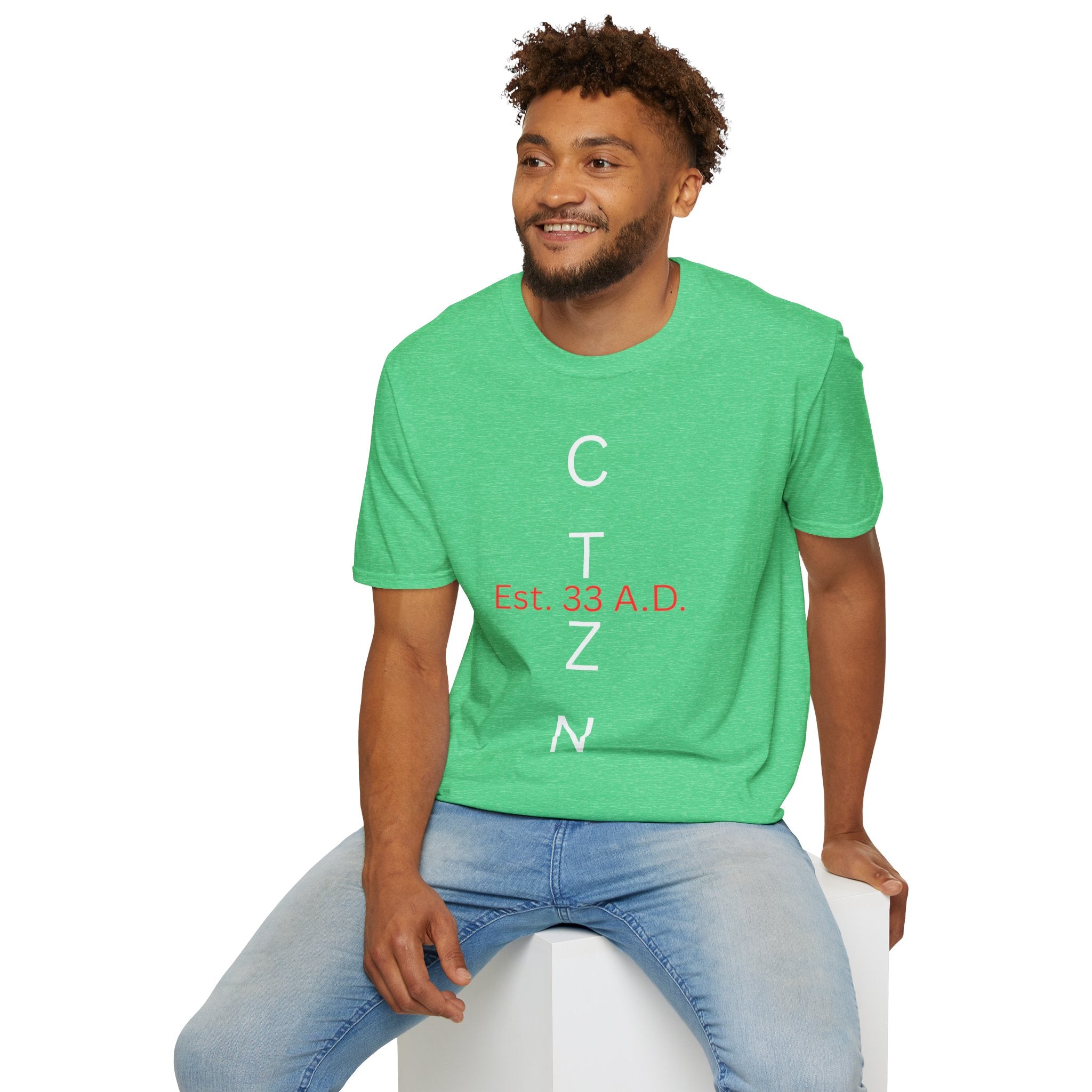 CTZN T-Shirt — CTZN Vertical Logo “Est. 33 A.D.” Graphic Tee