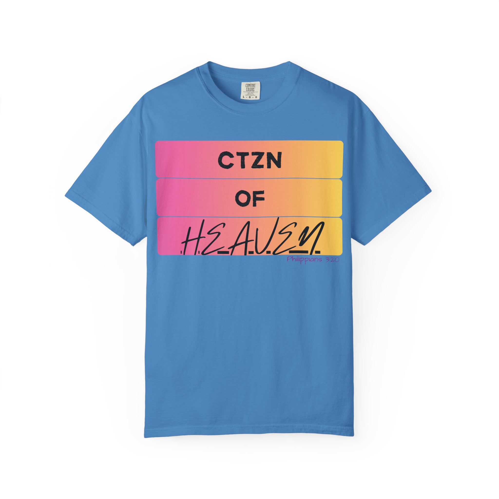 CTZN of Heaven Graphic T-Shirt — Sunset Gradient Faith Tee