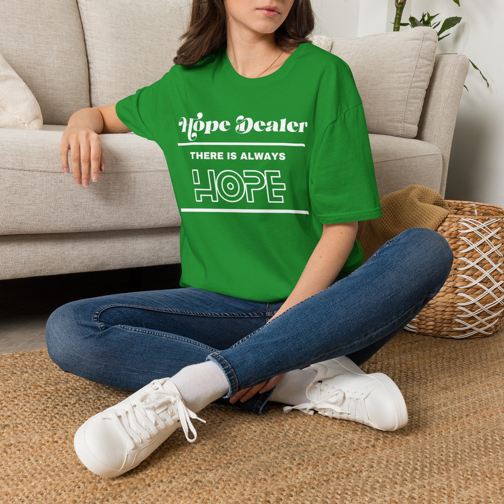 Hope Dealer T-Shirt — Unisex “There Is Always Hope” Inspirational Graphic T-Shirt