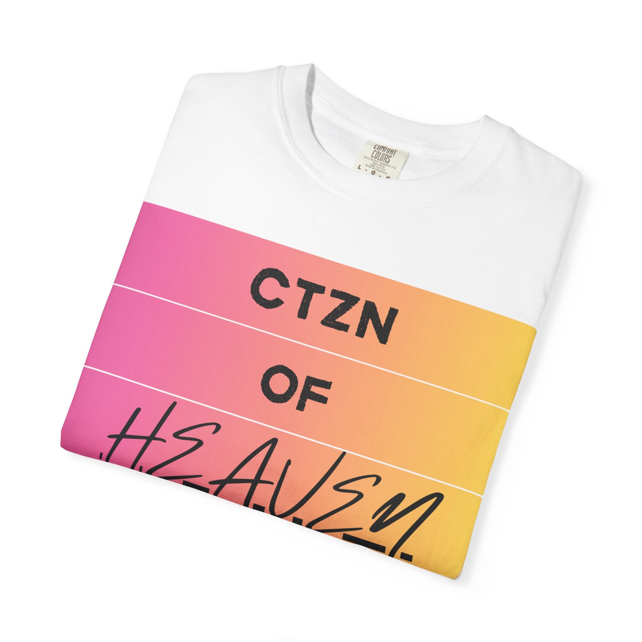 CTZN of Heaven Graphic T-Shirt — Sunset Gradient Faith Tee