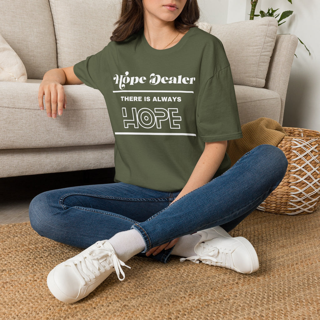 Hope Dealer T-Shirt — Unisex “There Is Always Hope” Inspirational Graphic T-Shirt