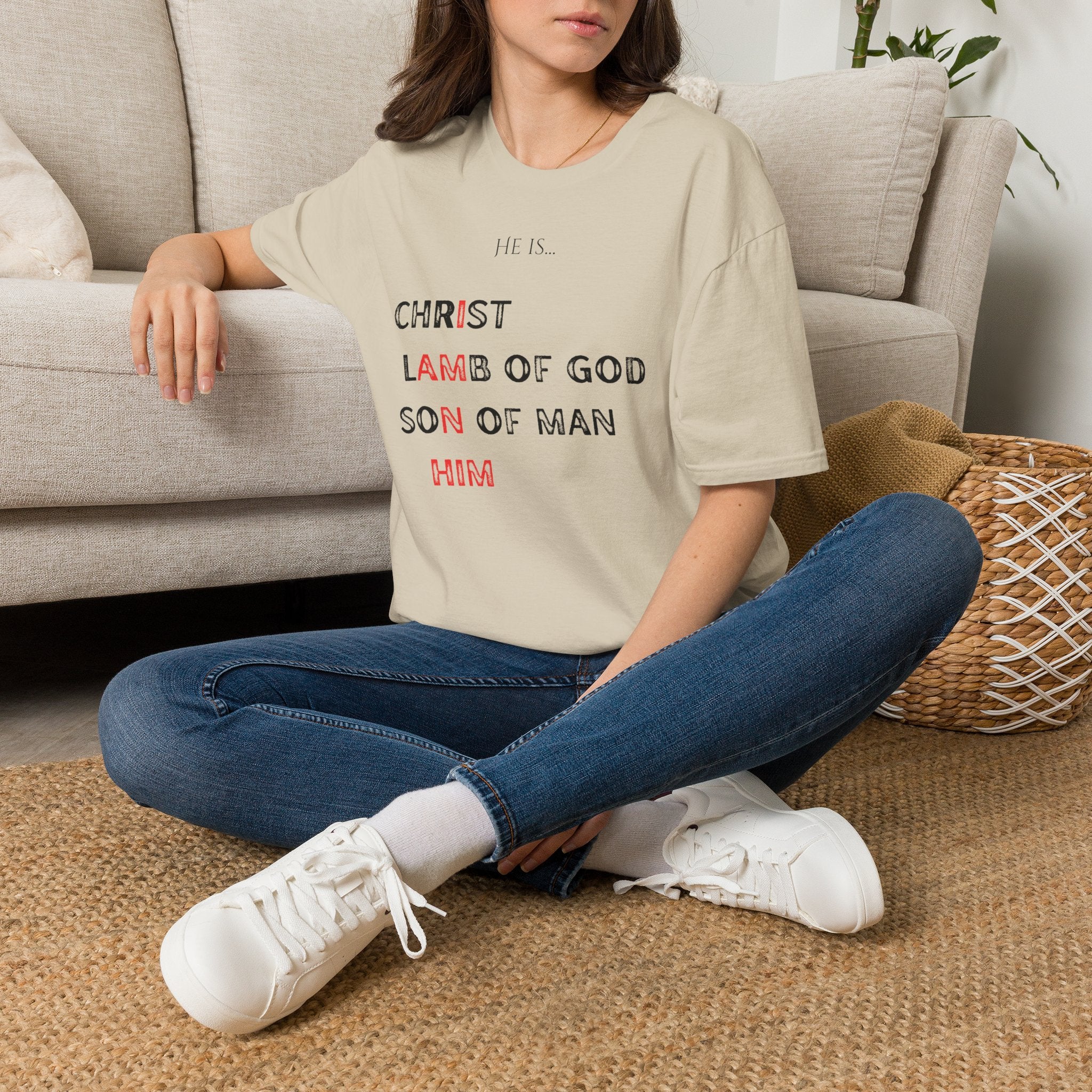 Christian Graphic T‑Shirt — Unisex "He Is... "