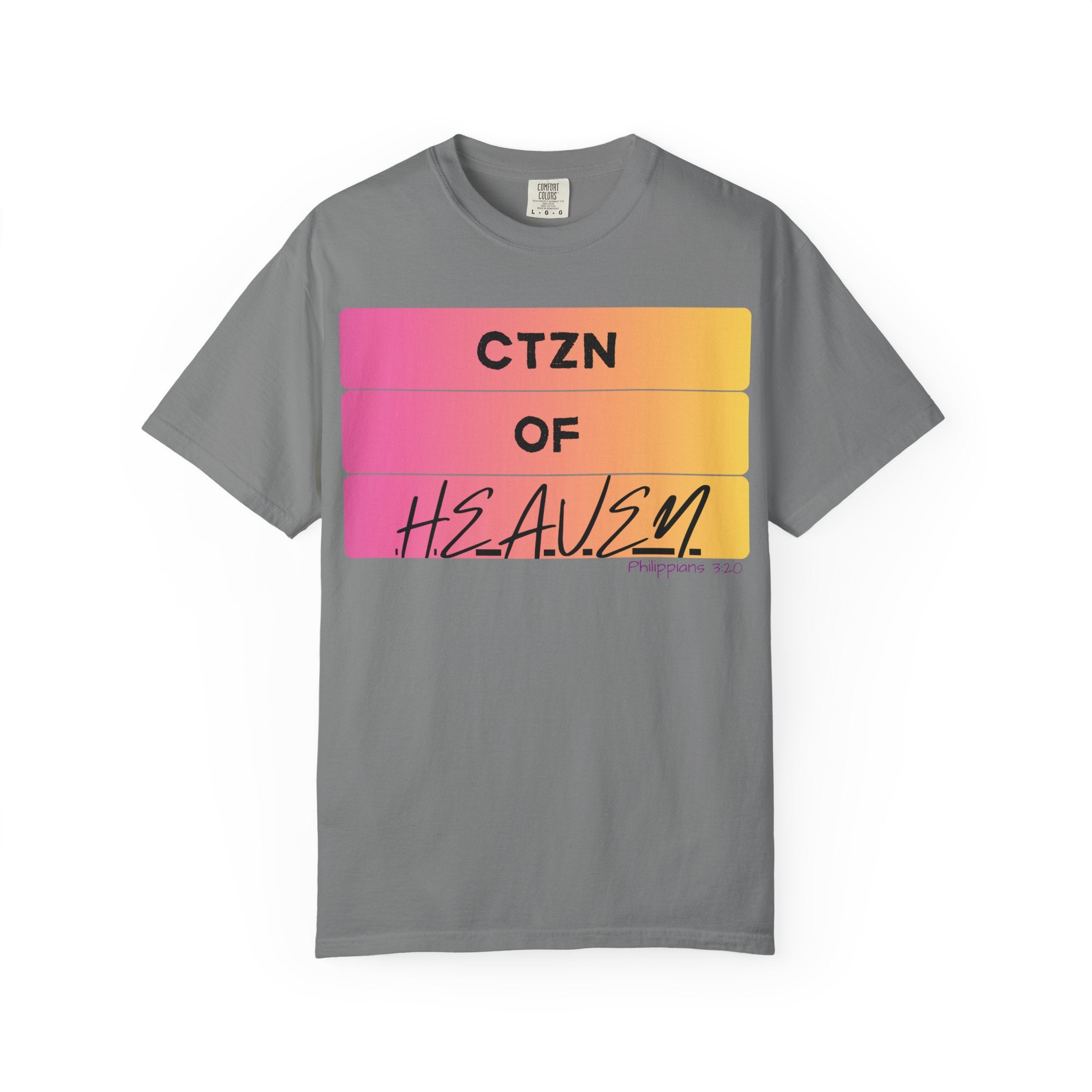 CTZN of Heaven Graphic T-Shirt — Sunset Gradient Faith Tee