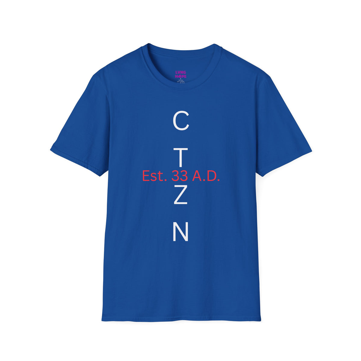 CTZN T-Shirt — CTZN Vertical Logo “Est. 33 A.D.” Graphic Tee