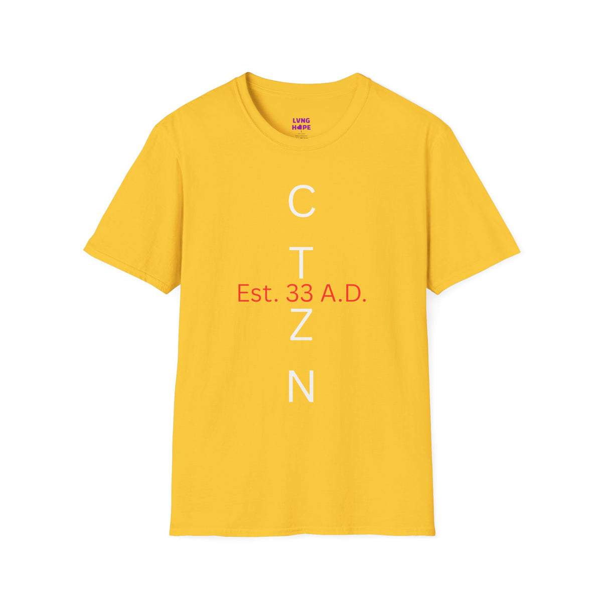 CTZN T-Shirt — CTZN Vertical Logo “Est. 33 A.D.” Graphic Tee