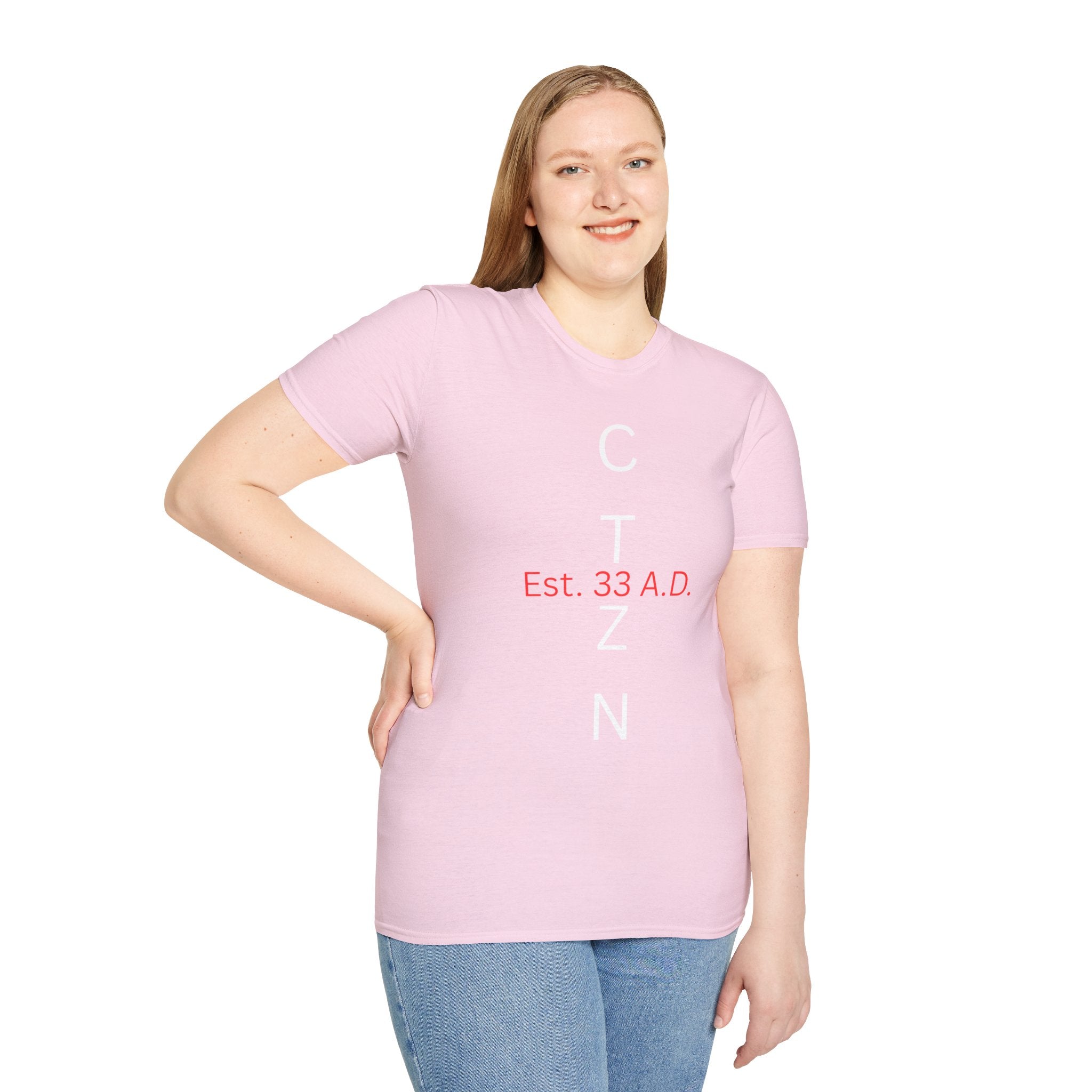 CTZN T-Shirt — CTZN Vertical Logo “Est. 33 A.D.” Graphic Tee