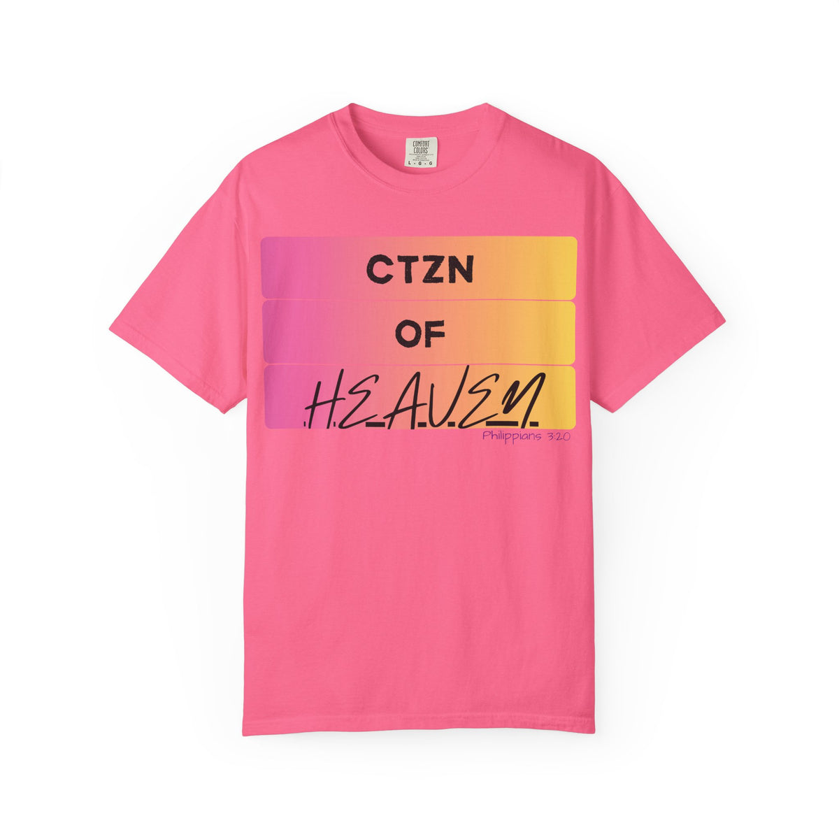 CTZN of Heaven Graphic T-Shirt — Sunset Gradient Faith Tee