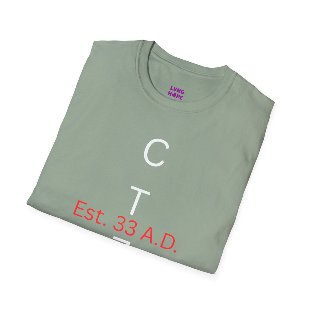 CTZN T-Shirt — CTZN Vertical Logo “Est. 33 A.D.” Graphic Tee