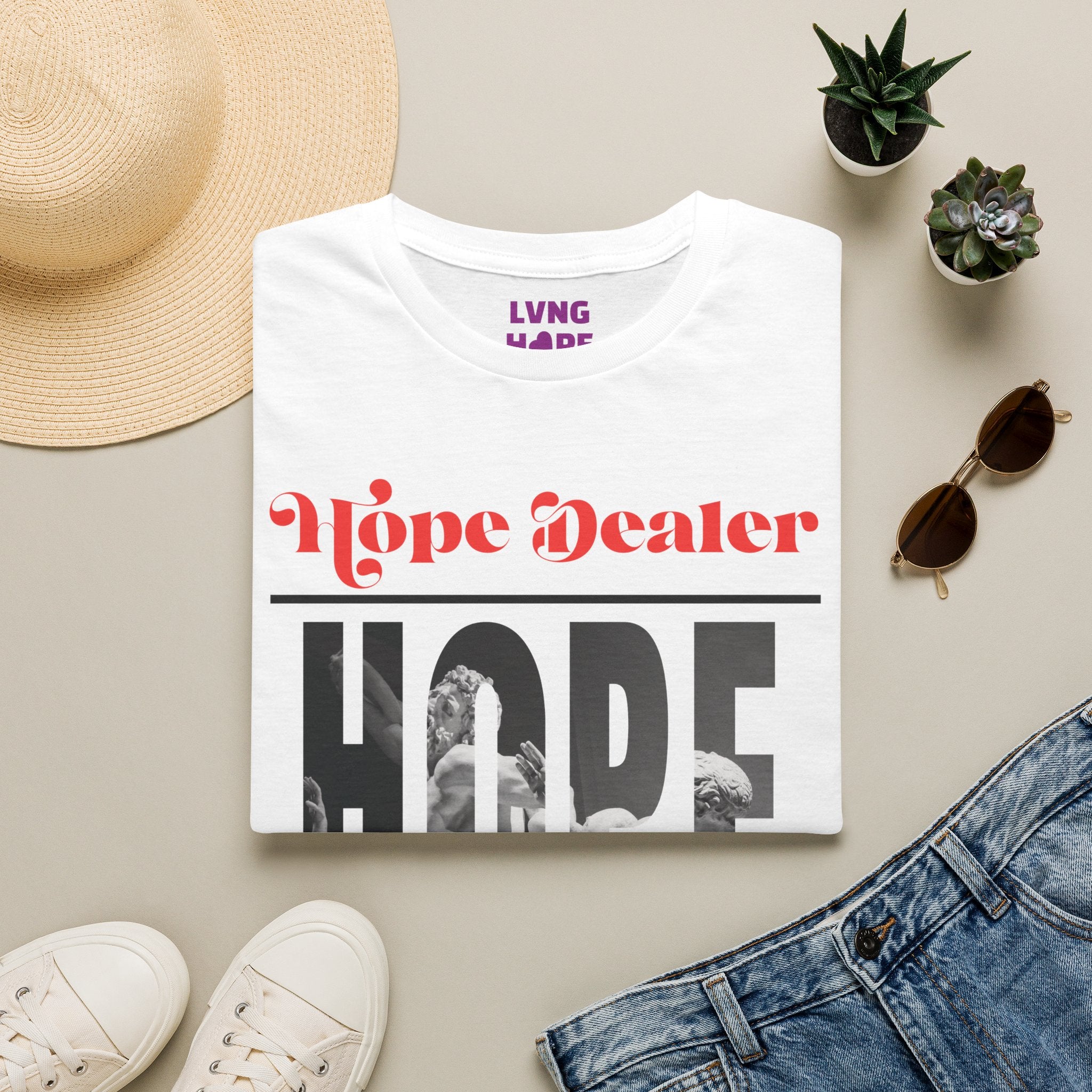 Hope Dealer T-Shirt — Unisex 'Hope' Graphic Tee with Retro Script