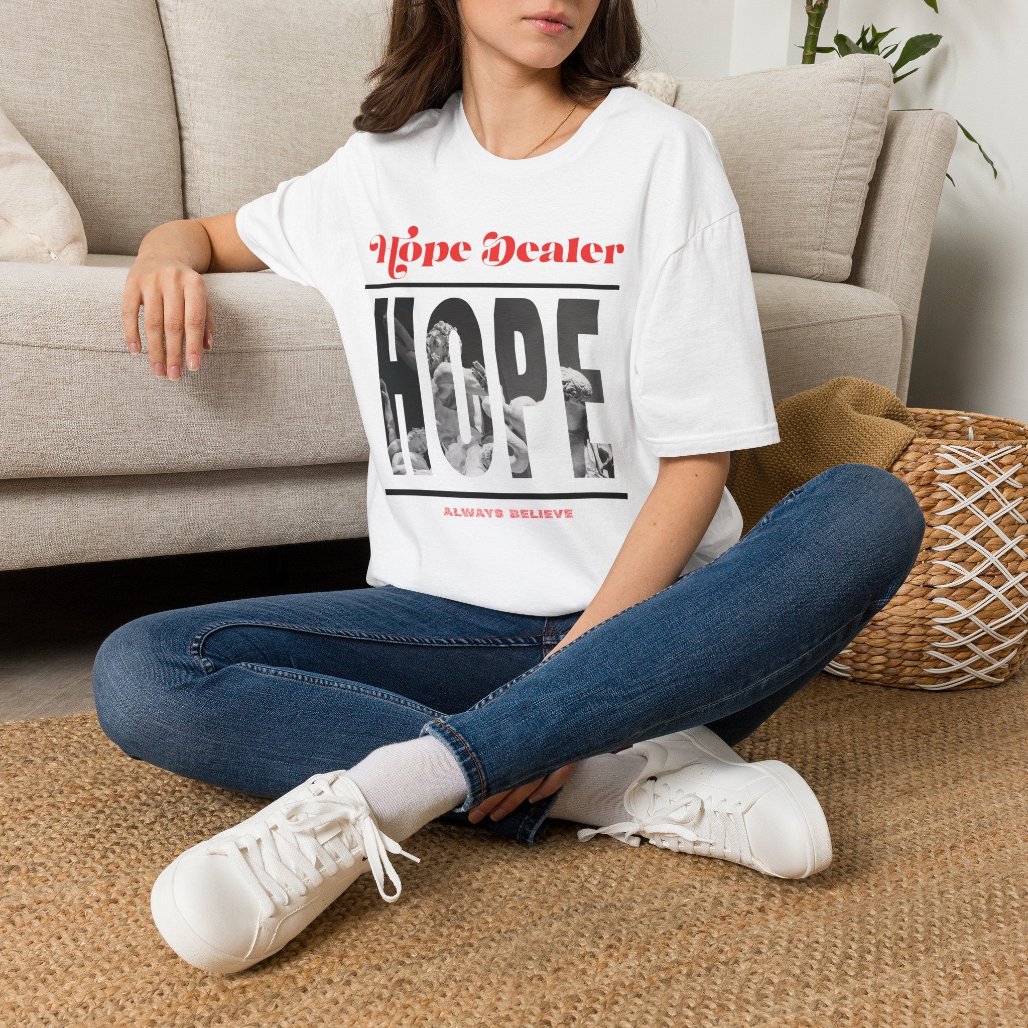 Hope Dealer T-Shirt — Unisex 'Hope' Graphic Tee with Retro Script