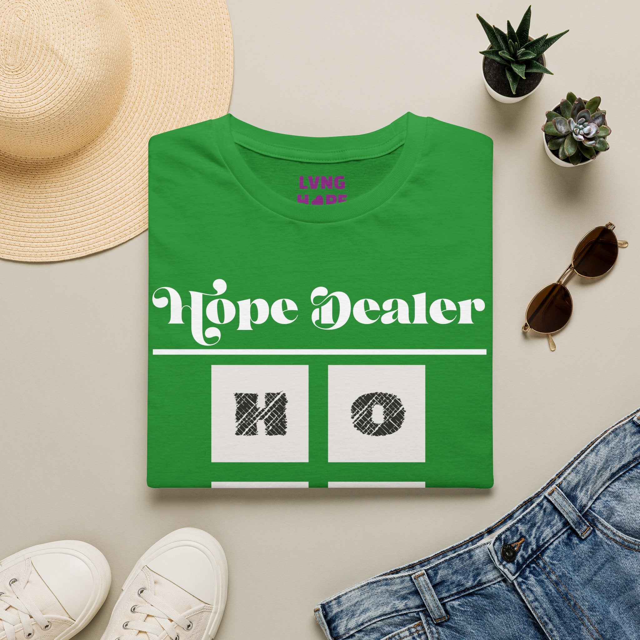 Hope Dealer Graphic Tee — Unisex "HOPE" Inspirational Faith T-Shirt