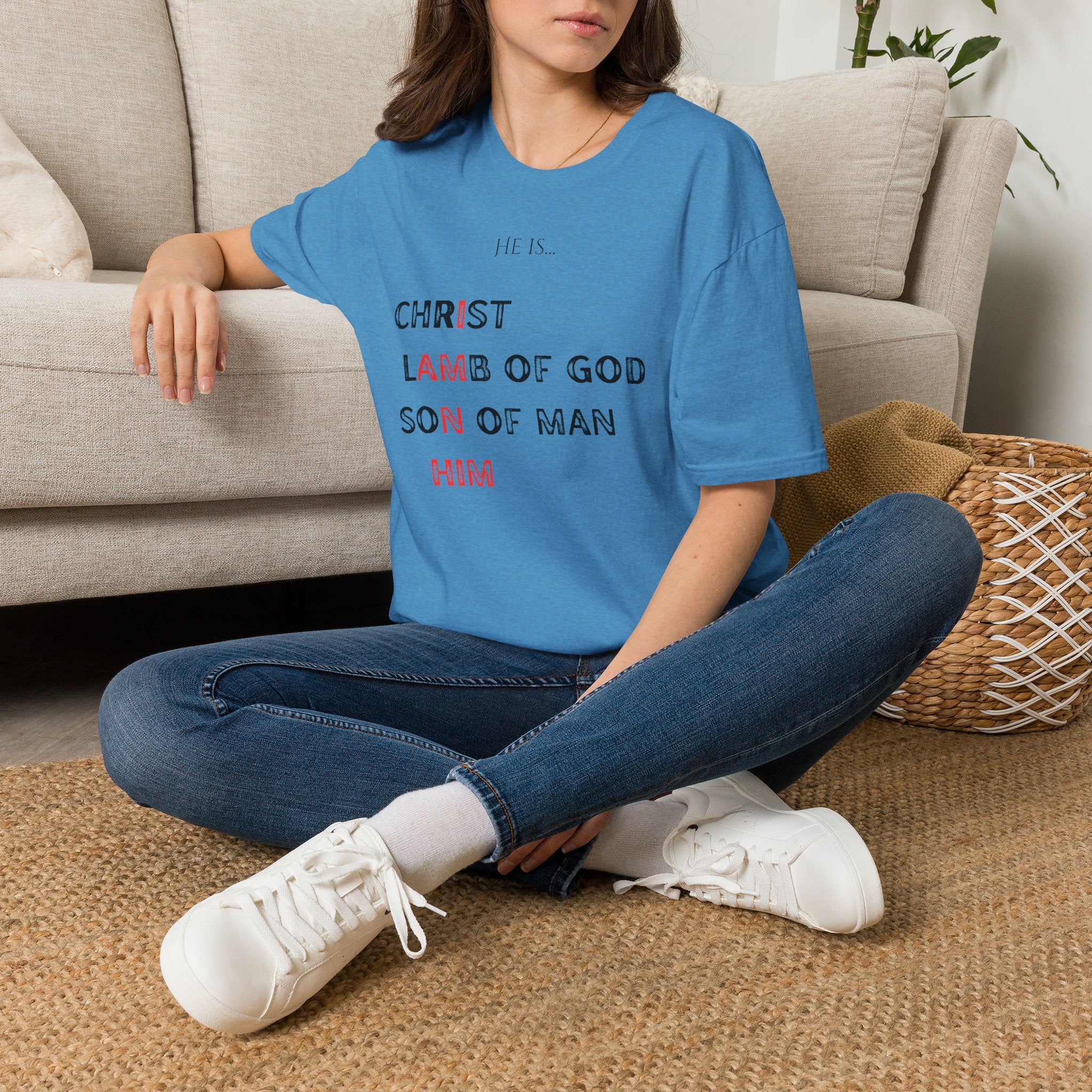 Christian Graphic T‑Shirt — Unisex "He Is... "