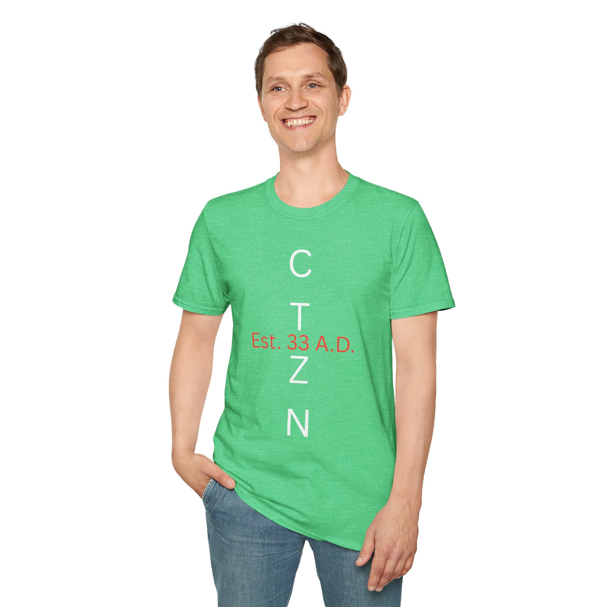 CTZN T-Shirt — CTZN Vertical Logo “Est. 33 A.D.” Graphic Tee