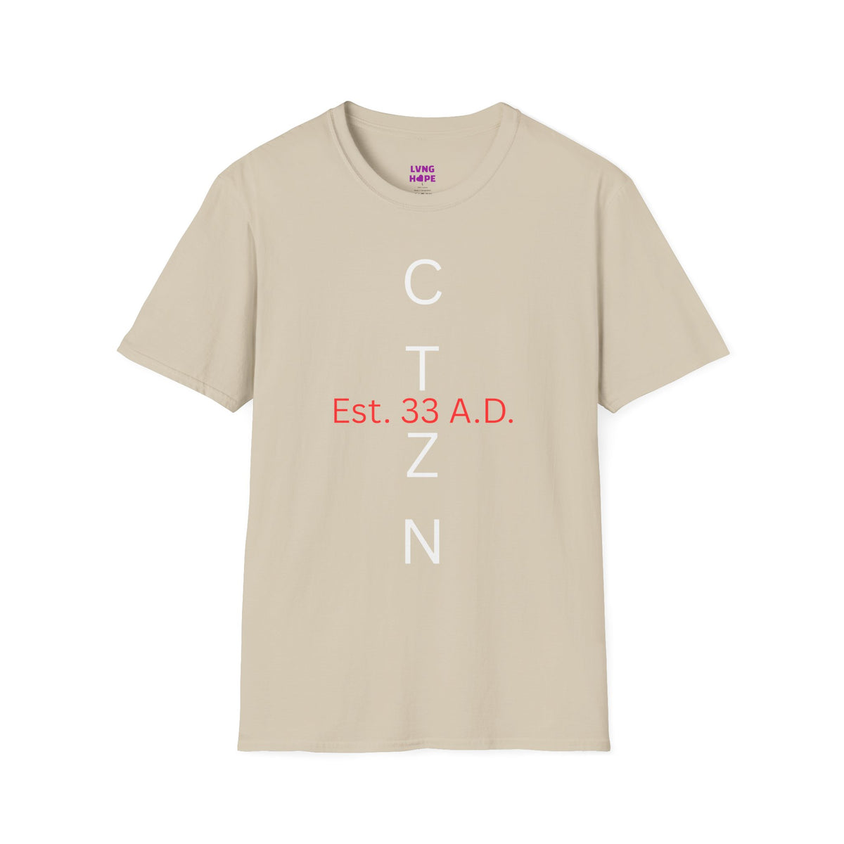 CTZN T-Shirt — CTZN Vertical Logo “Est. 33 A.D.” Graphic Tee