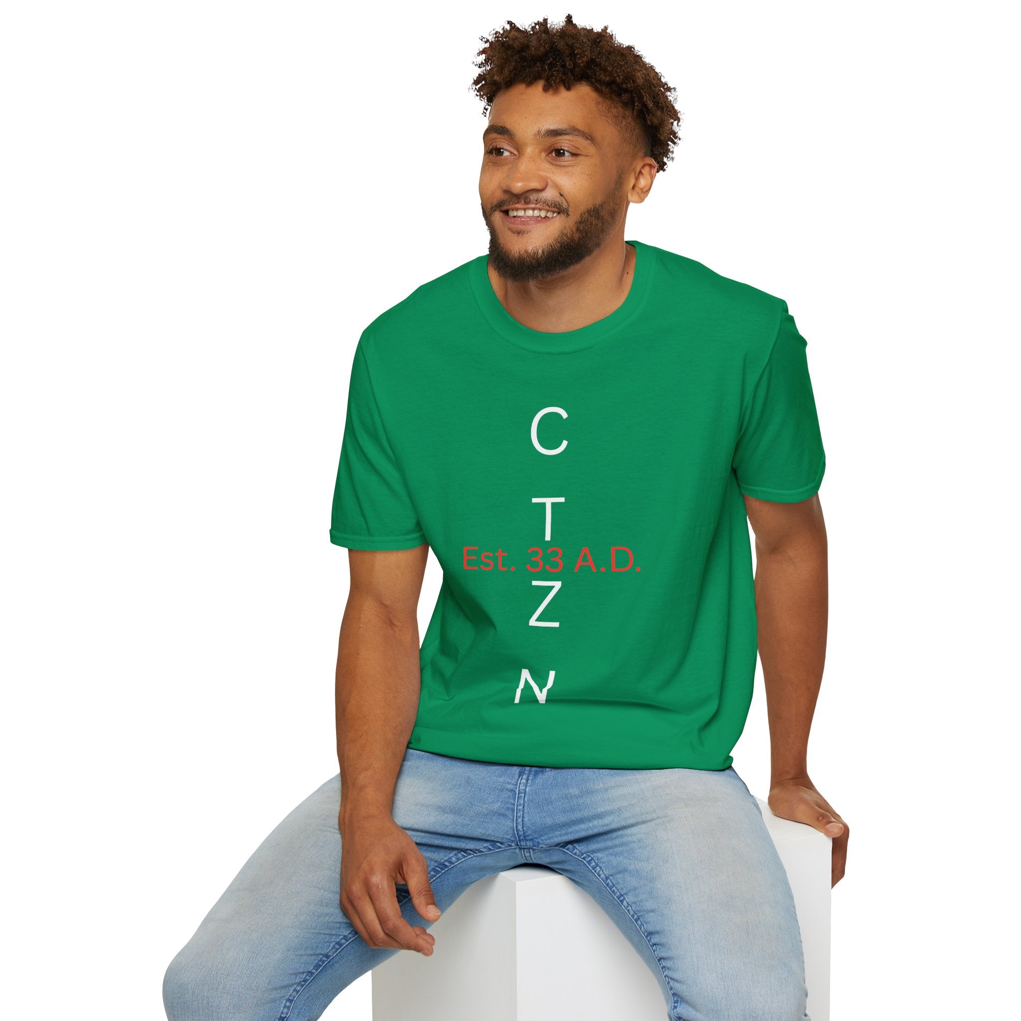 CTZN T-Shirt — CTZN Vertical Logo “Est. 33 A.D.” Graphic Tee
