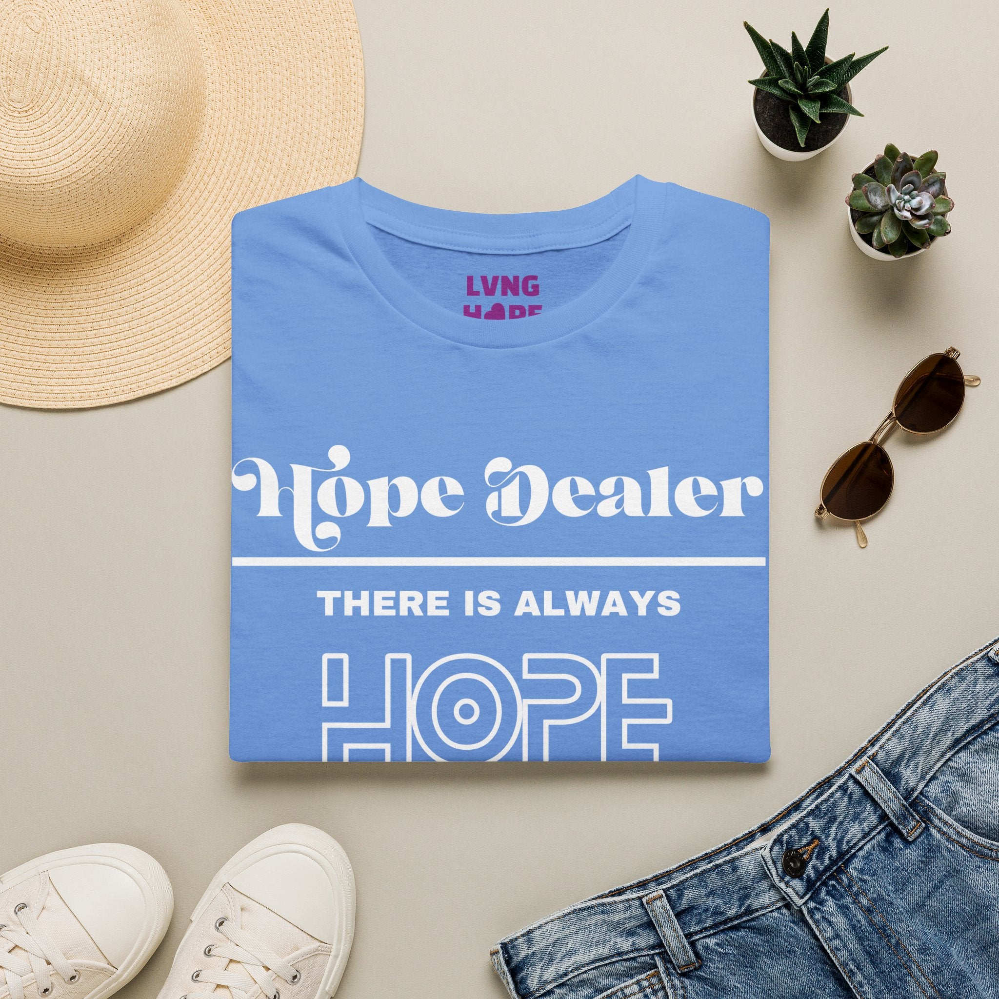Hope Dealer T-Shirt — Unisex “There Is Always Hope” Inspirational Graphic T-Shirt