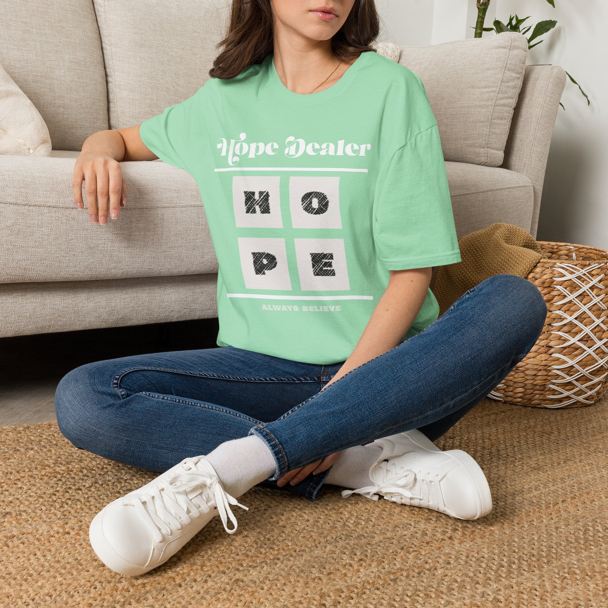 Hope Dealer Graphic Tee — Unisex "HOPE" Inspirational Faith T-Shirt