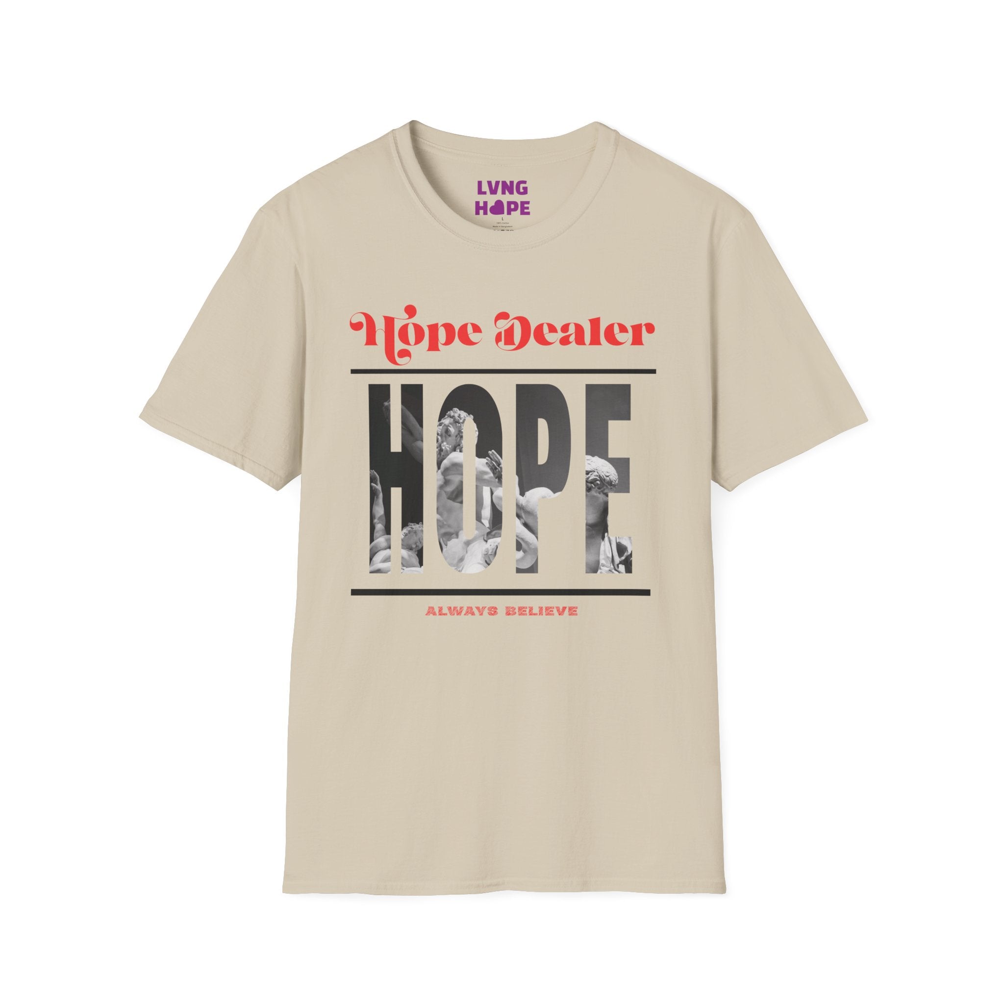 Hope Dealer T-Shirt — Unisex 'Hope' Graphic Tee with Retro Script