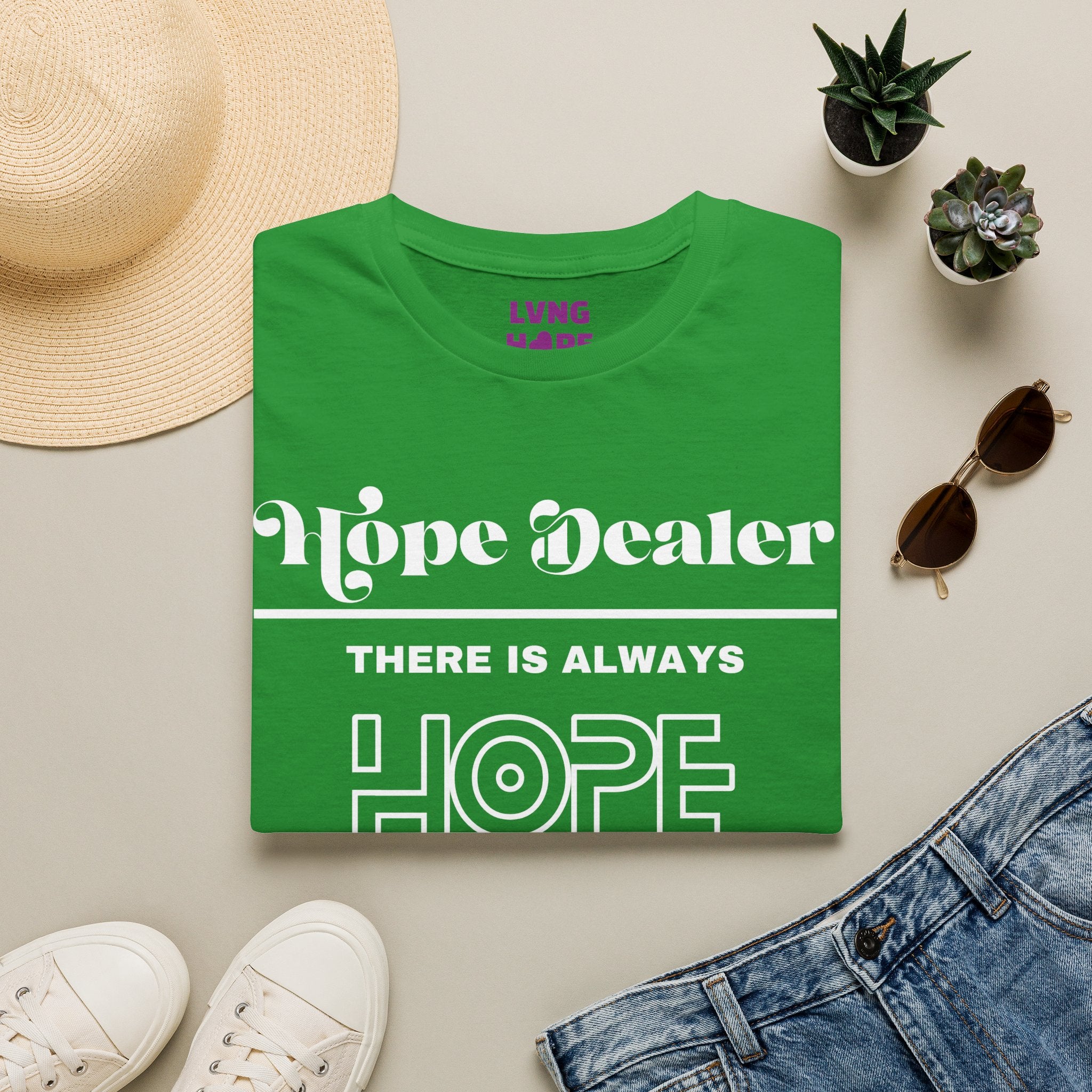 Hope Dealer T-Shirt — Unisex “There Is Always Hope” Inspirational Graphic T-Shirt