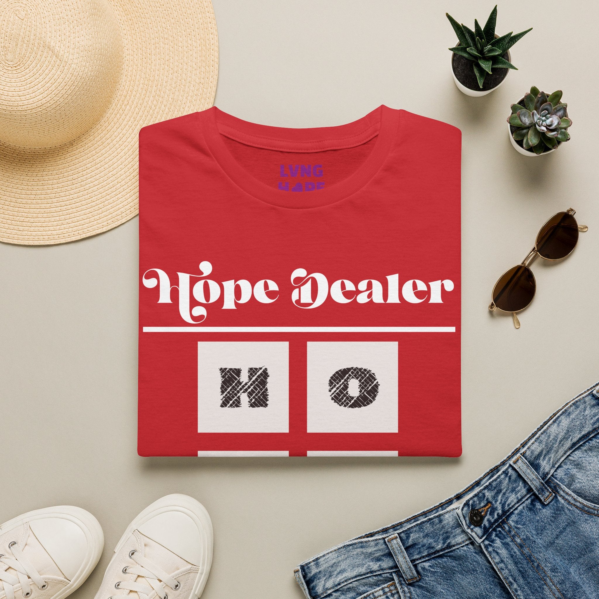 Hope Dealer Graphic Tee — Unisex "HOPE" Inspirational Faith T-Shirt
