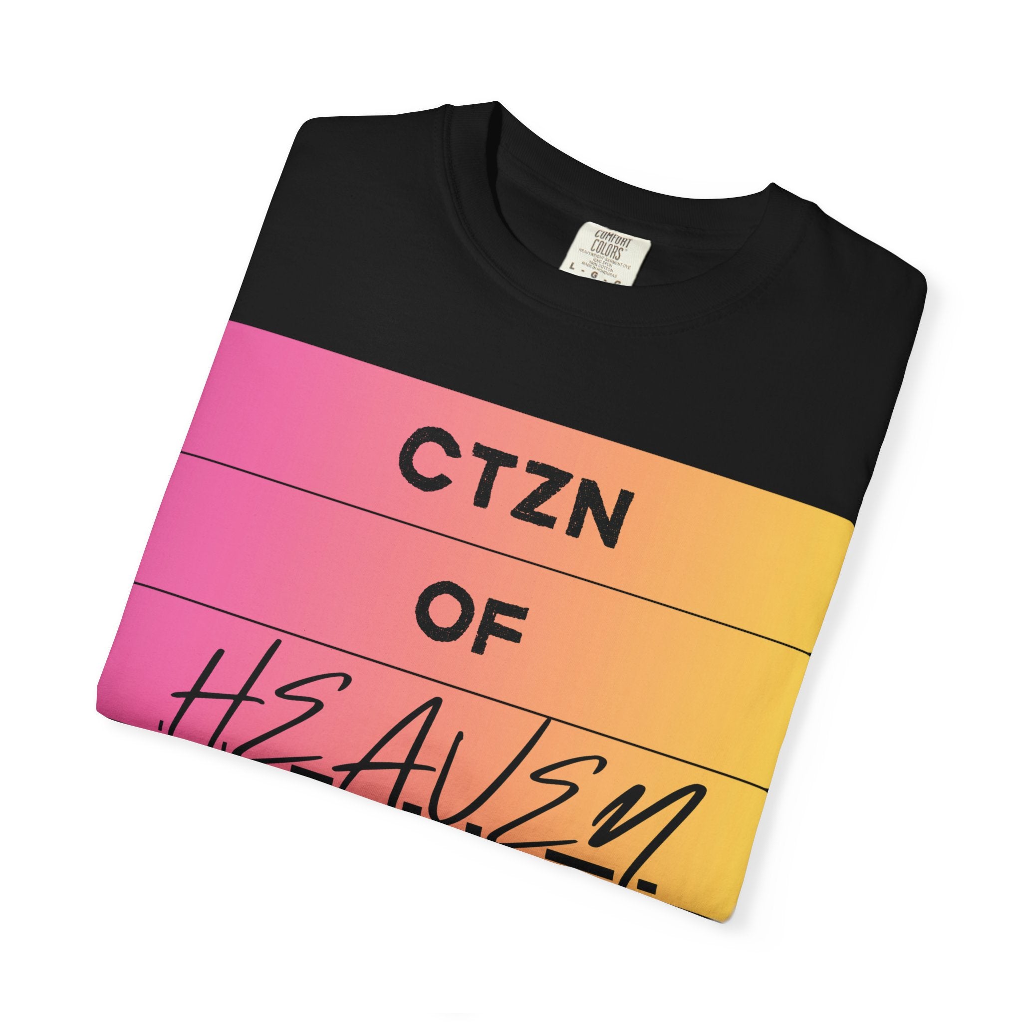 CTZN of Heaven Graphic T-Shirt — Sunset Gradient Faith Tee