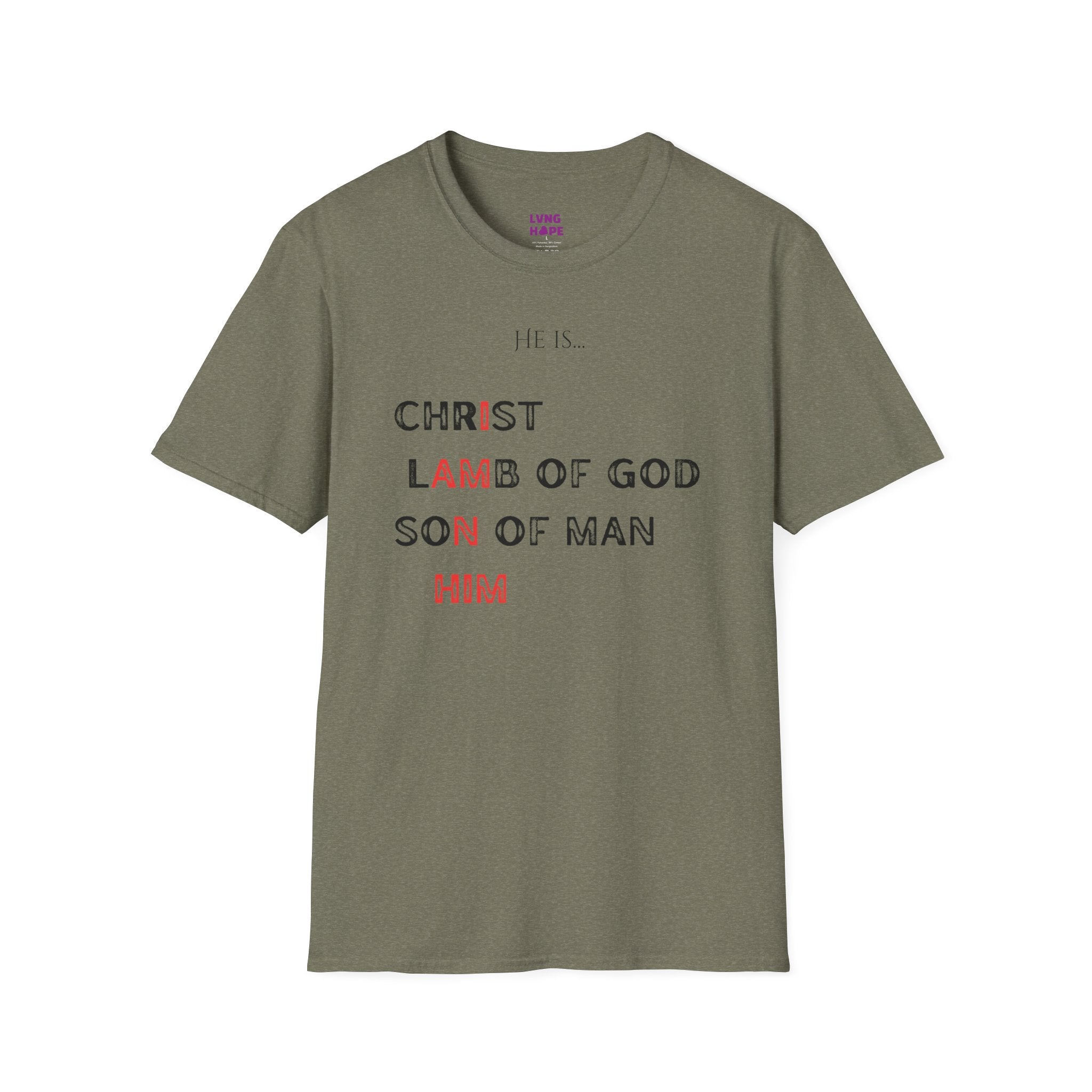Christian Graphic T‑Shirt — Unisex "He Is... "