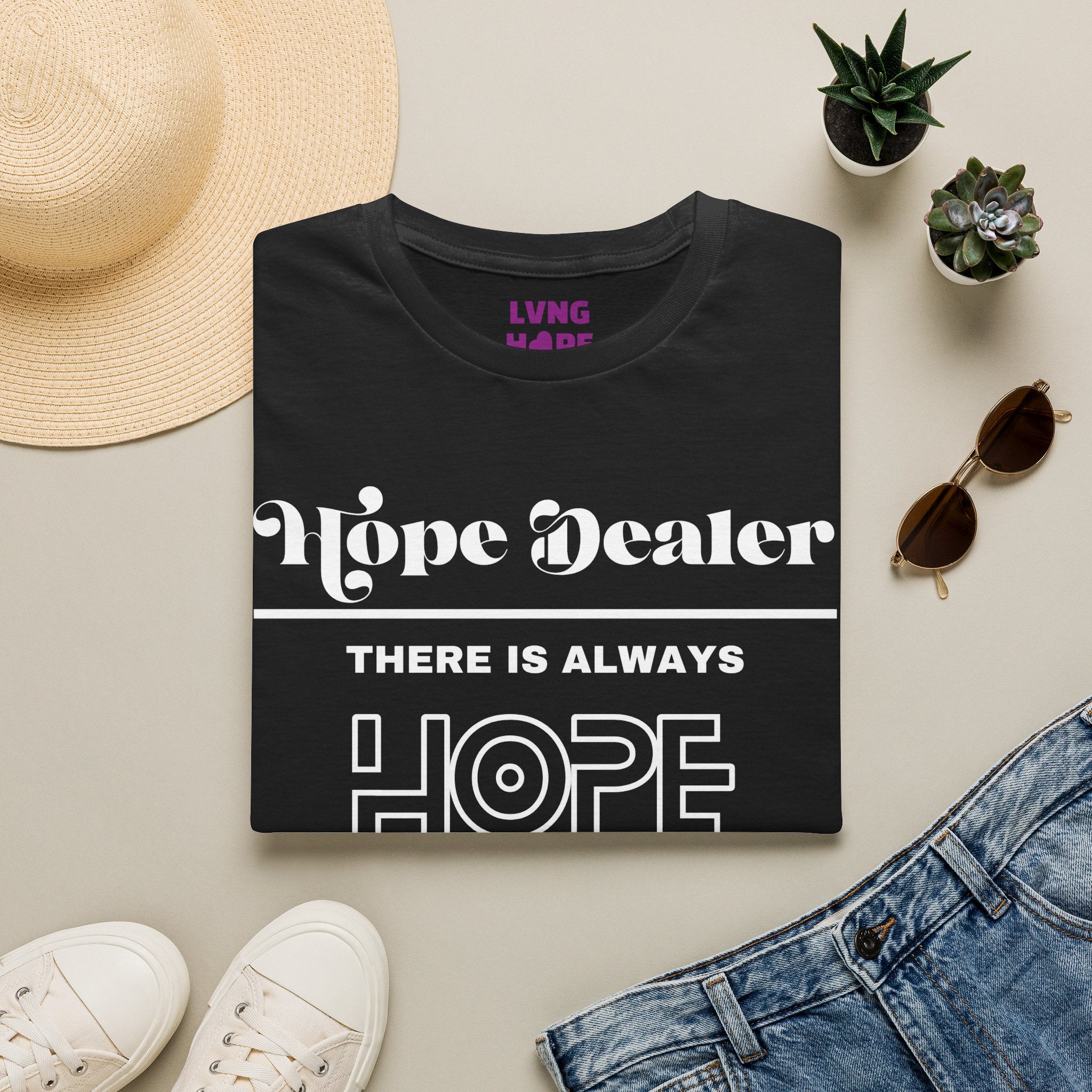 Hope Dealer T-Shirt — Unisex “There Is Always Hope” Inspirational Graphic T-Shirt