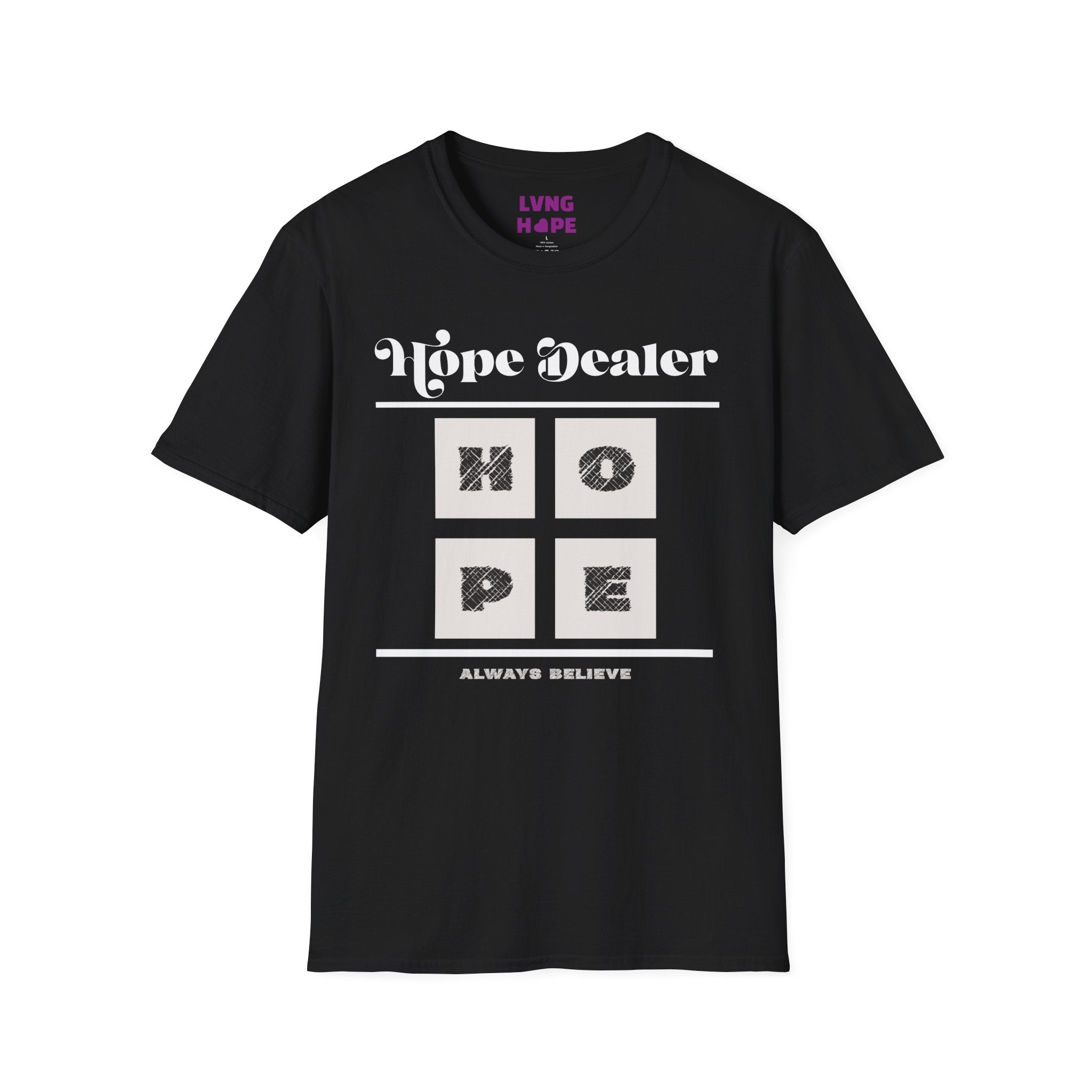 Hope Dealer Graphic Tee — Unisex "HOPE" Inspirational Faith T-Shirt