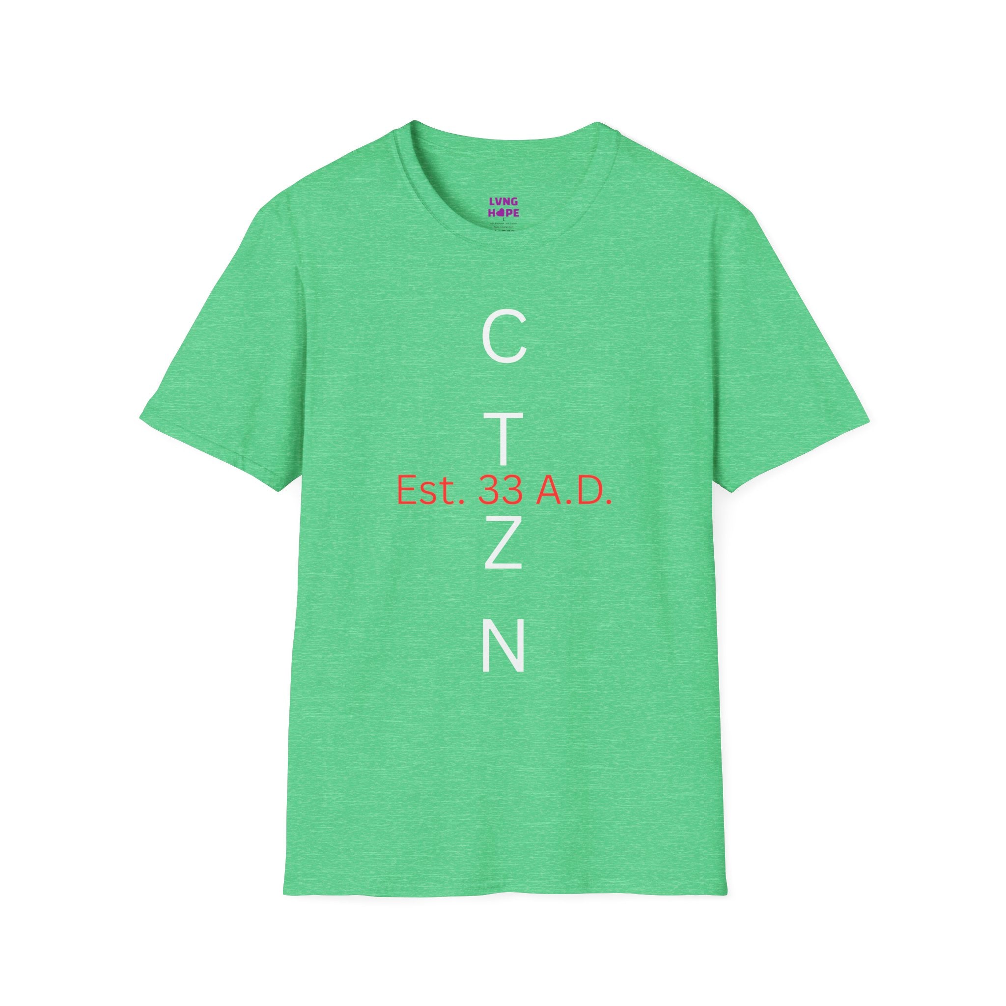 CTZN T-Shirt — CTZN Vertical Logo “Est. 33 A.D.” Graphic Tee
