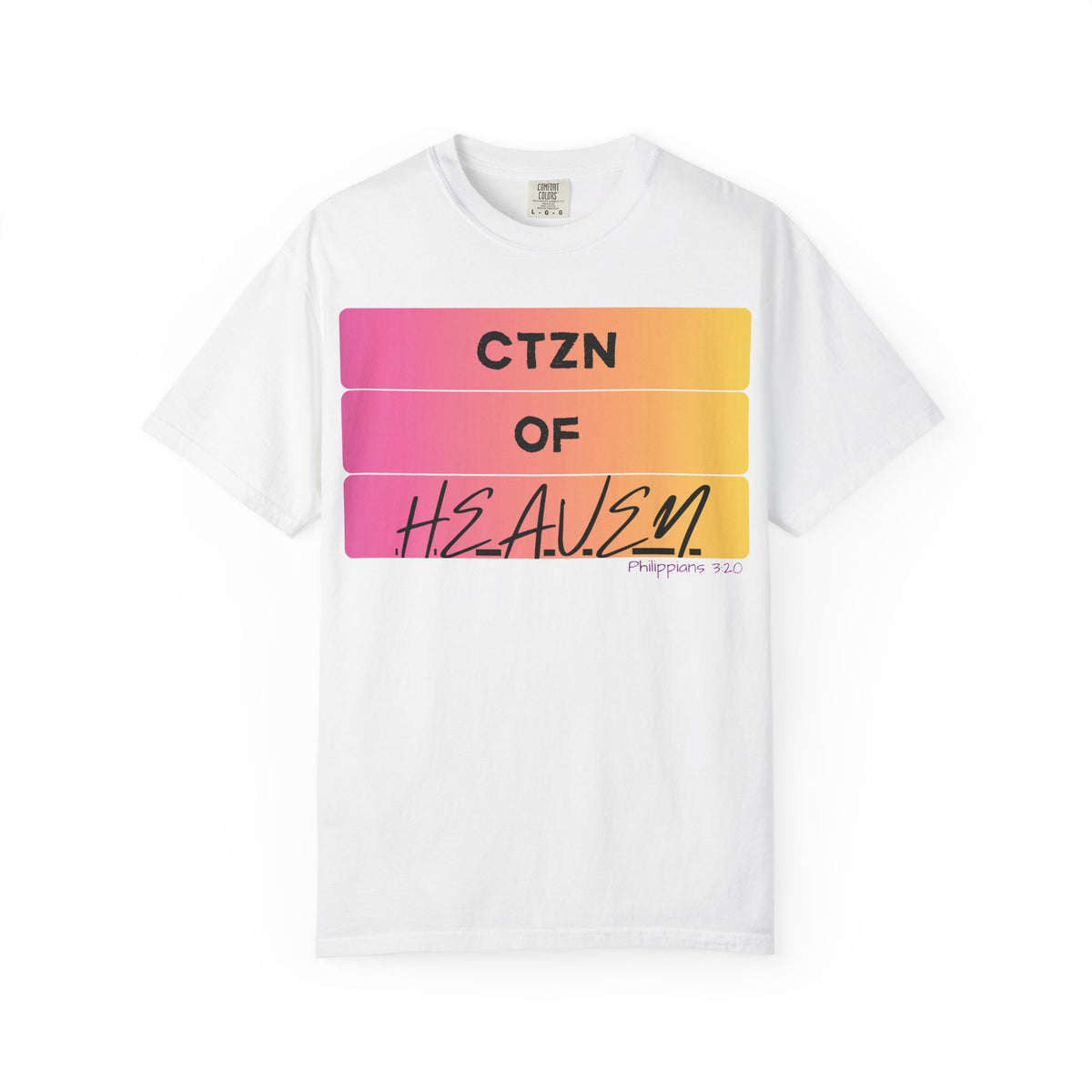 CTZN of Heaven Graphic T-Shirt — Sunset Gradient Faith Tee